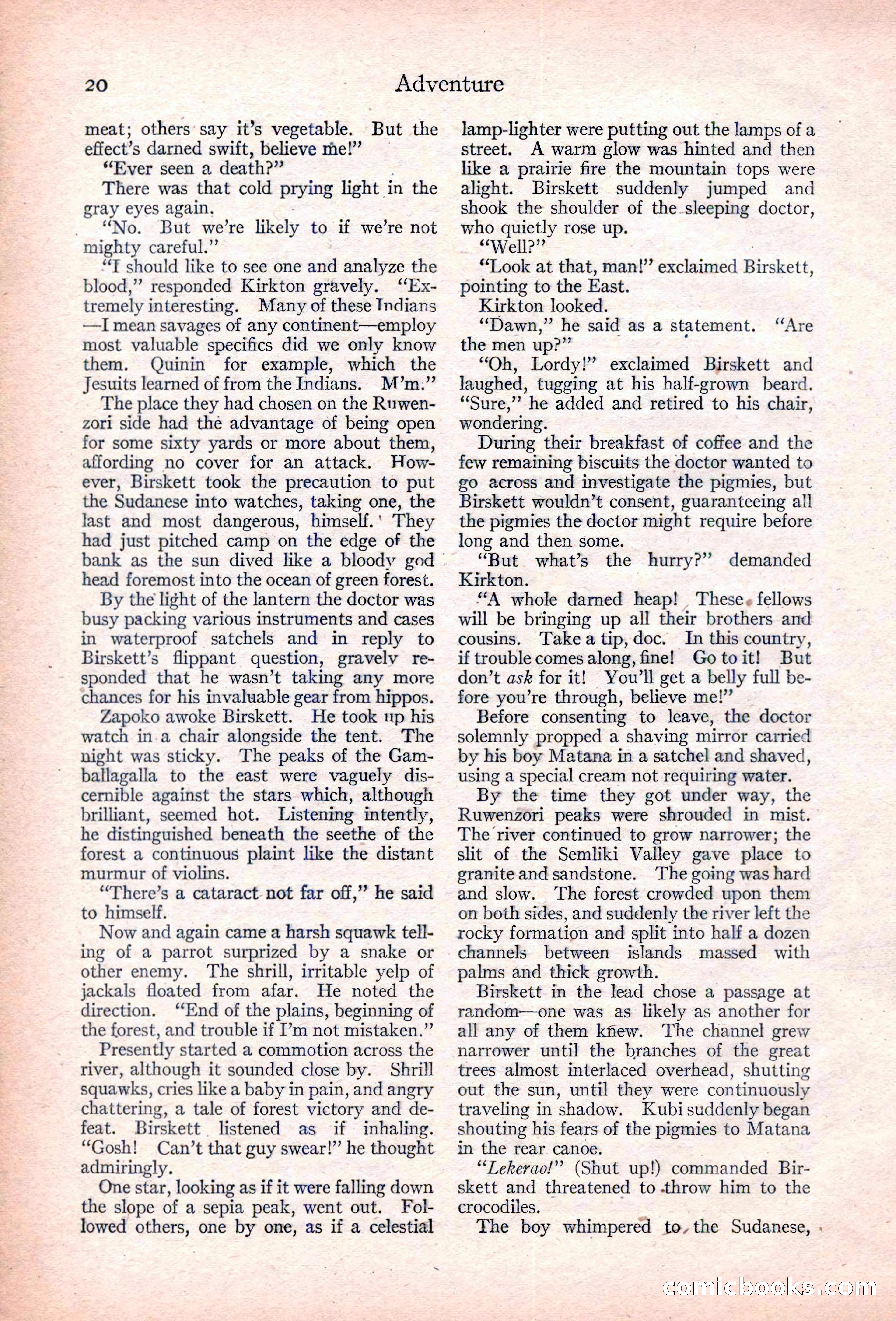 Adventure, January 30, 1923 — page 30 of 204