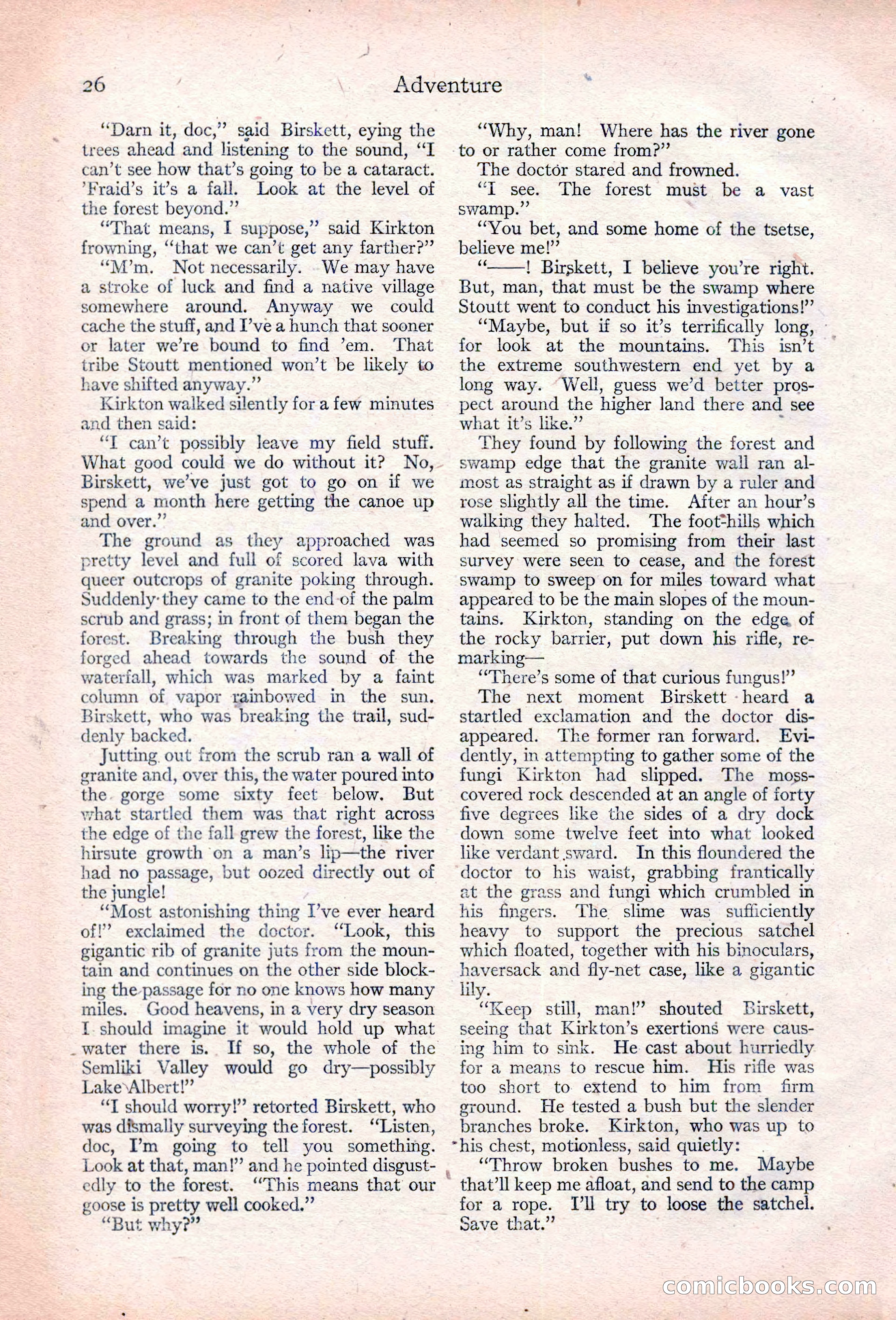 Adventure, January 30, 1923 — page 36 of 204