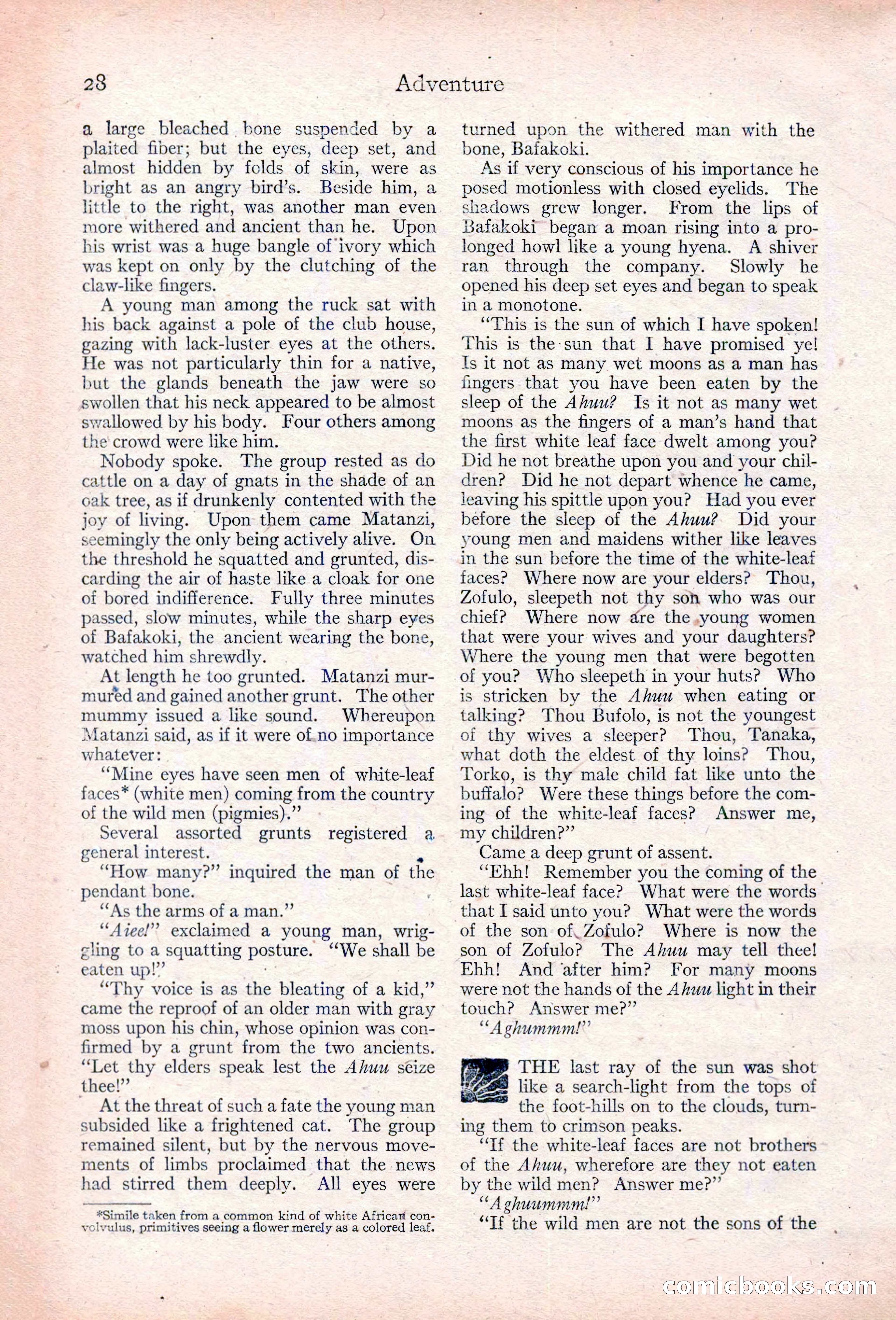 Adventure, January 30, 1923 — page 38 of 204