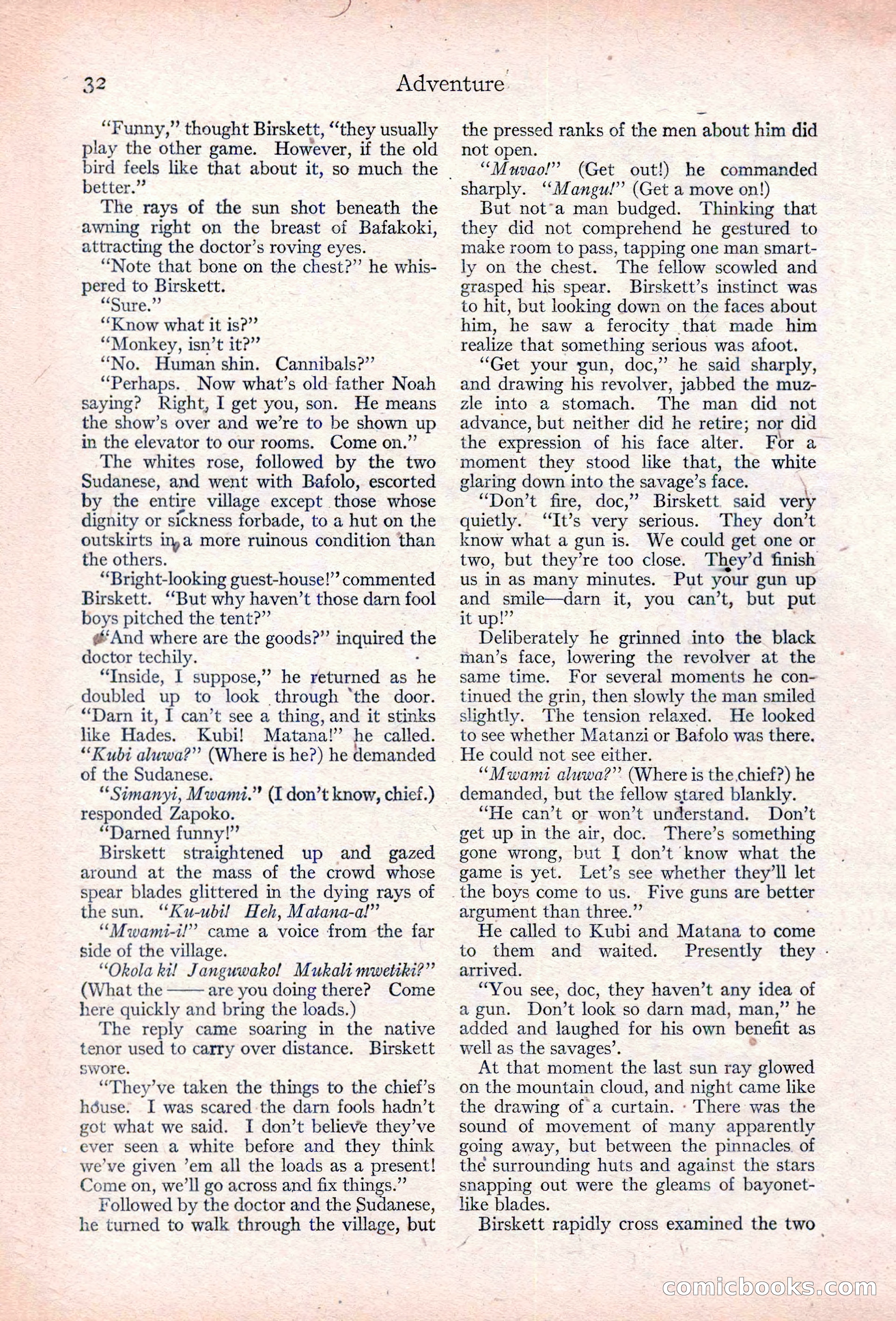 Adventure, January 30, 1923 — page 42 of 204