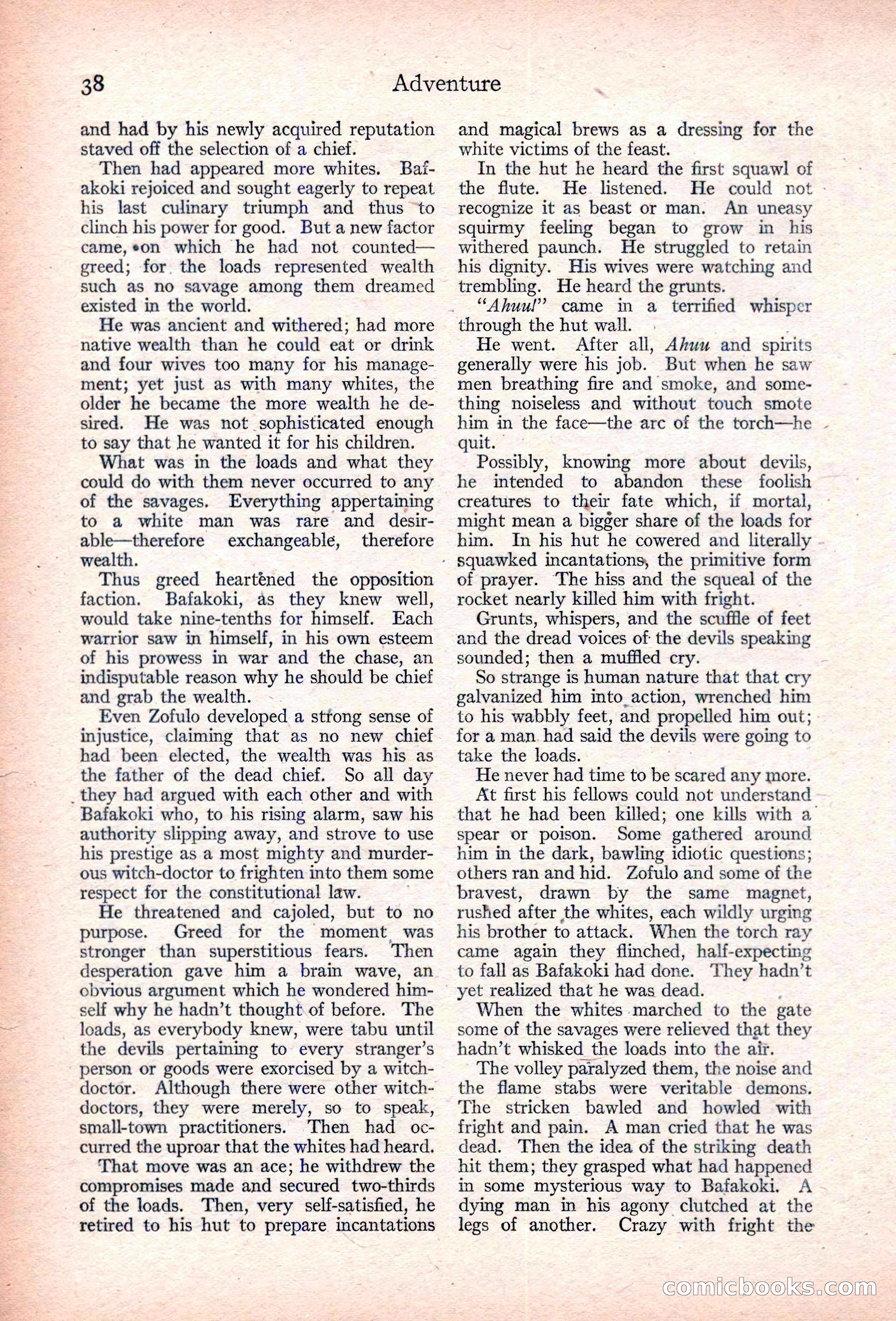 Adventure, January 30, 1923 — page 48 of 204