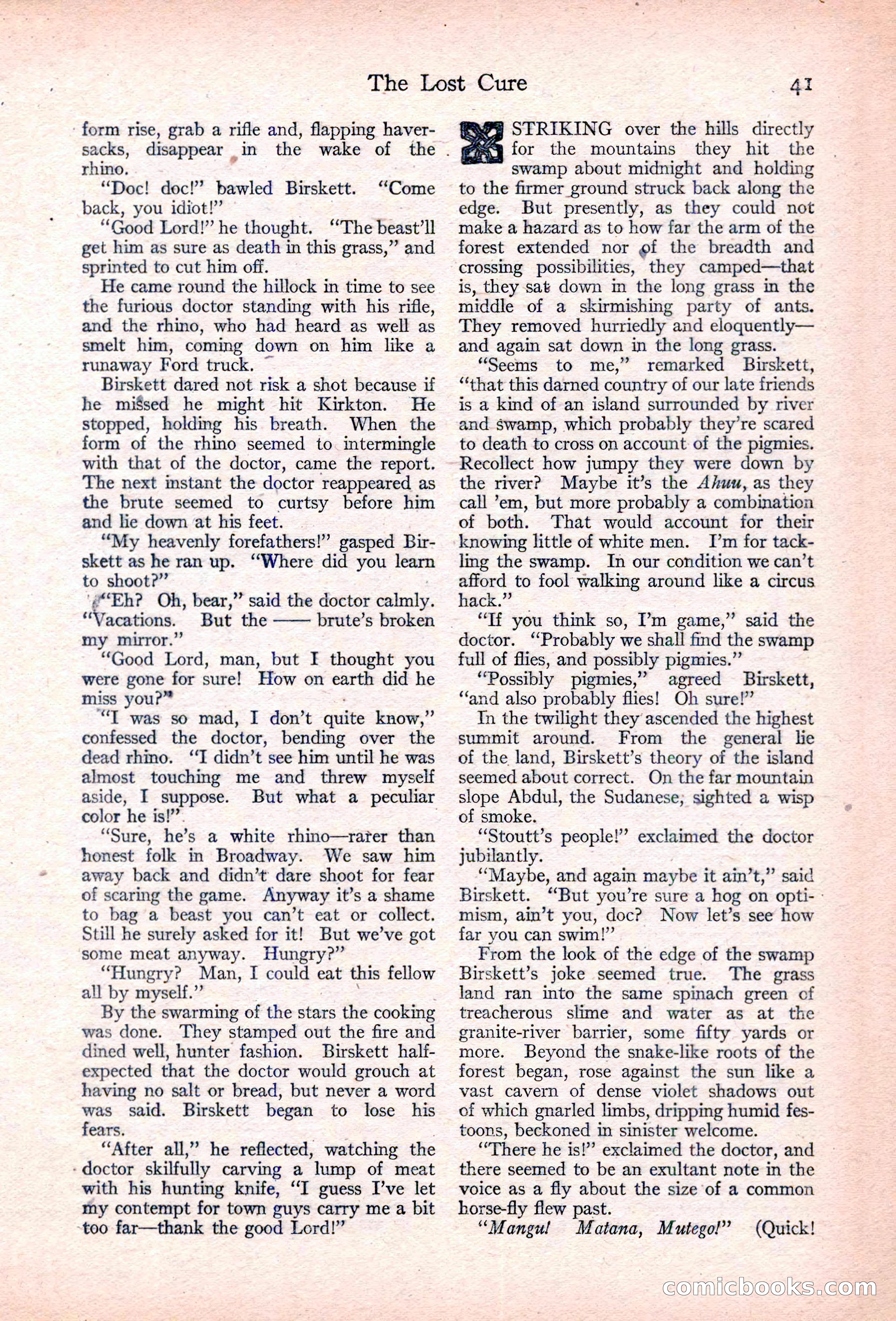 Adventure, January 30, 1923 — page 51 of 204