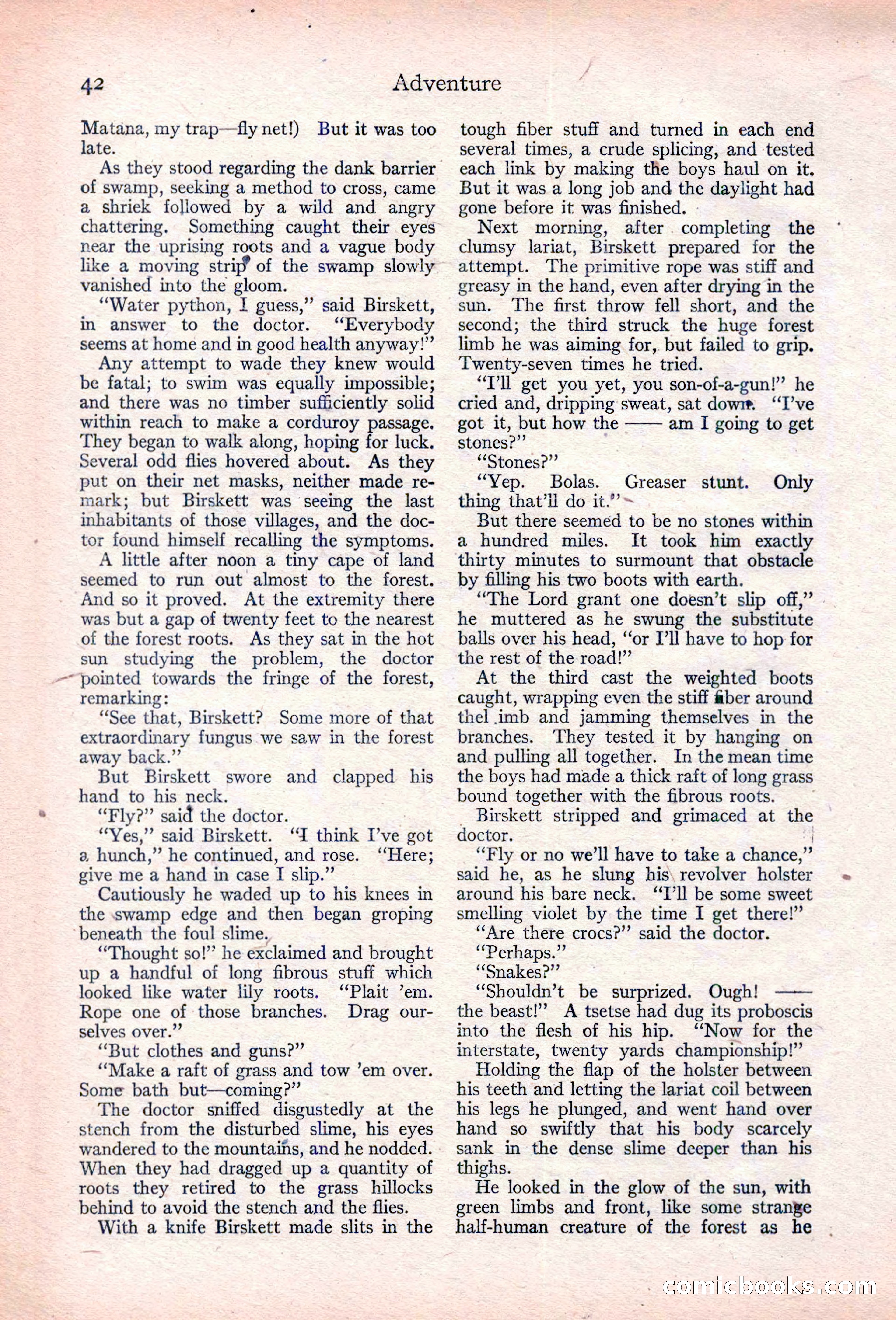 Adventure, January 30, 1923 — page 52 of 204
