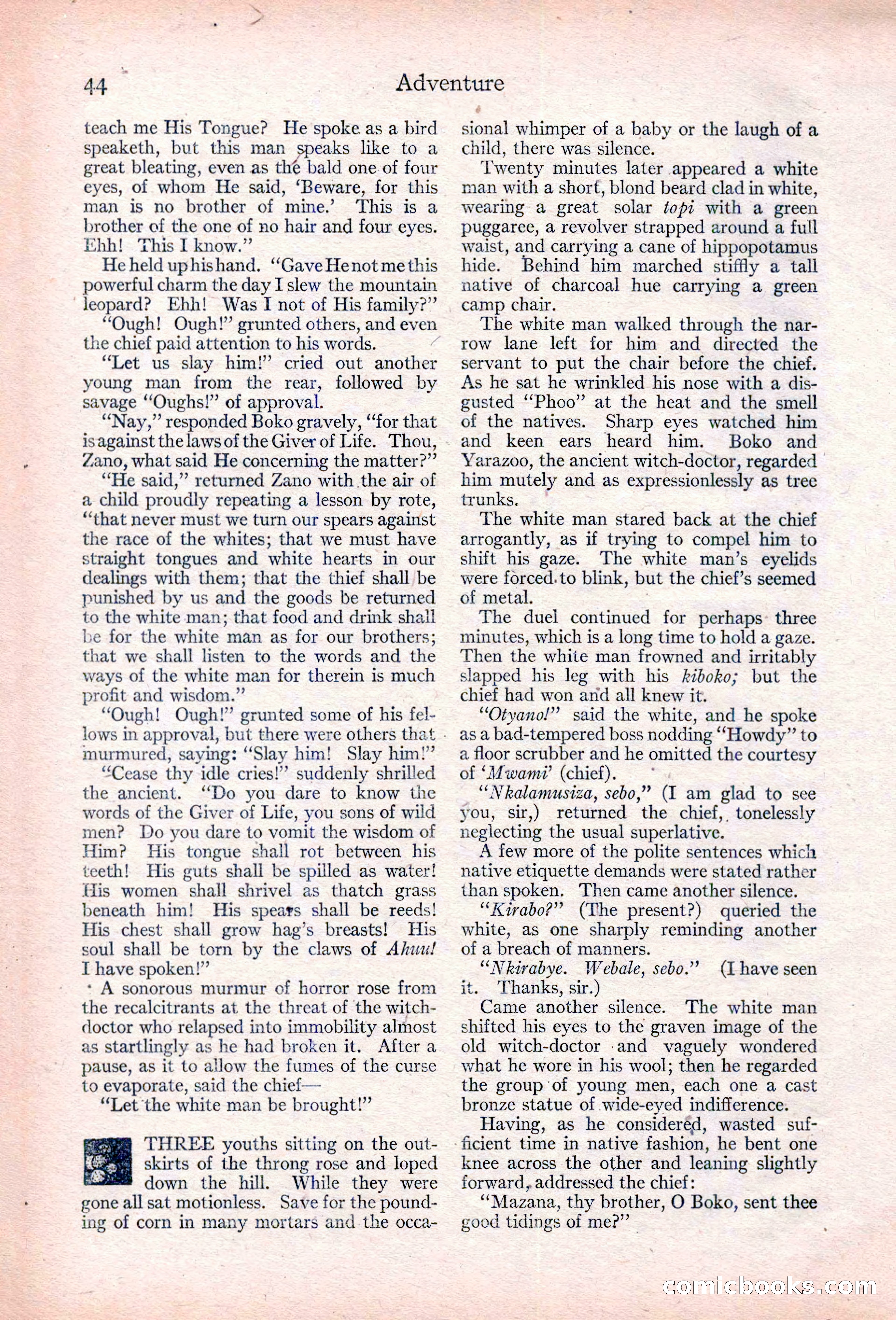 Adventure, January 30, 1923 — page 54 of 204