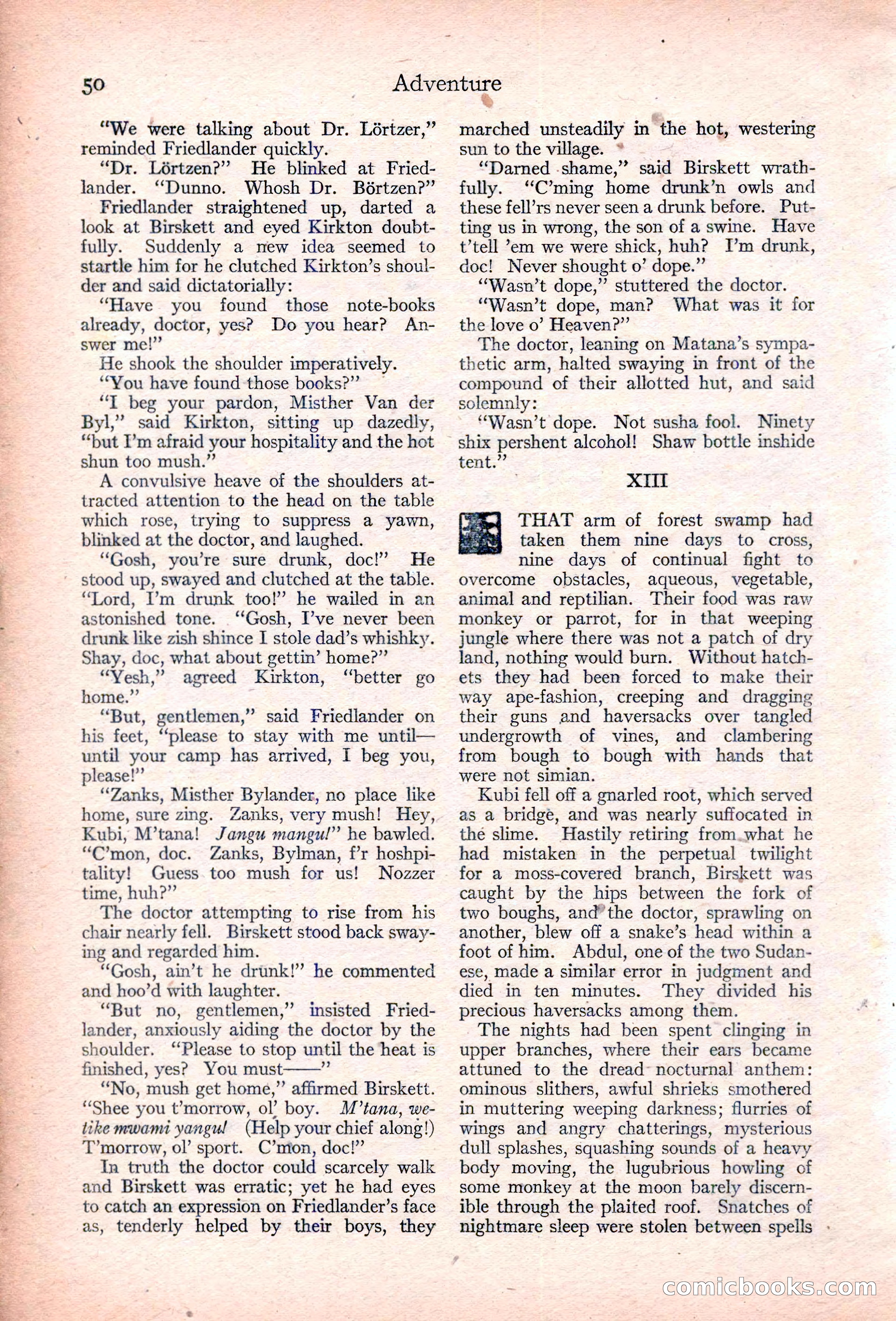 Adventure, January 30, 1923 — page 60 of 204