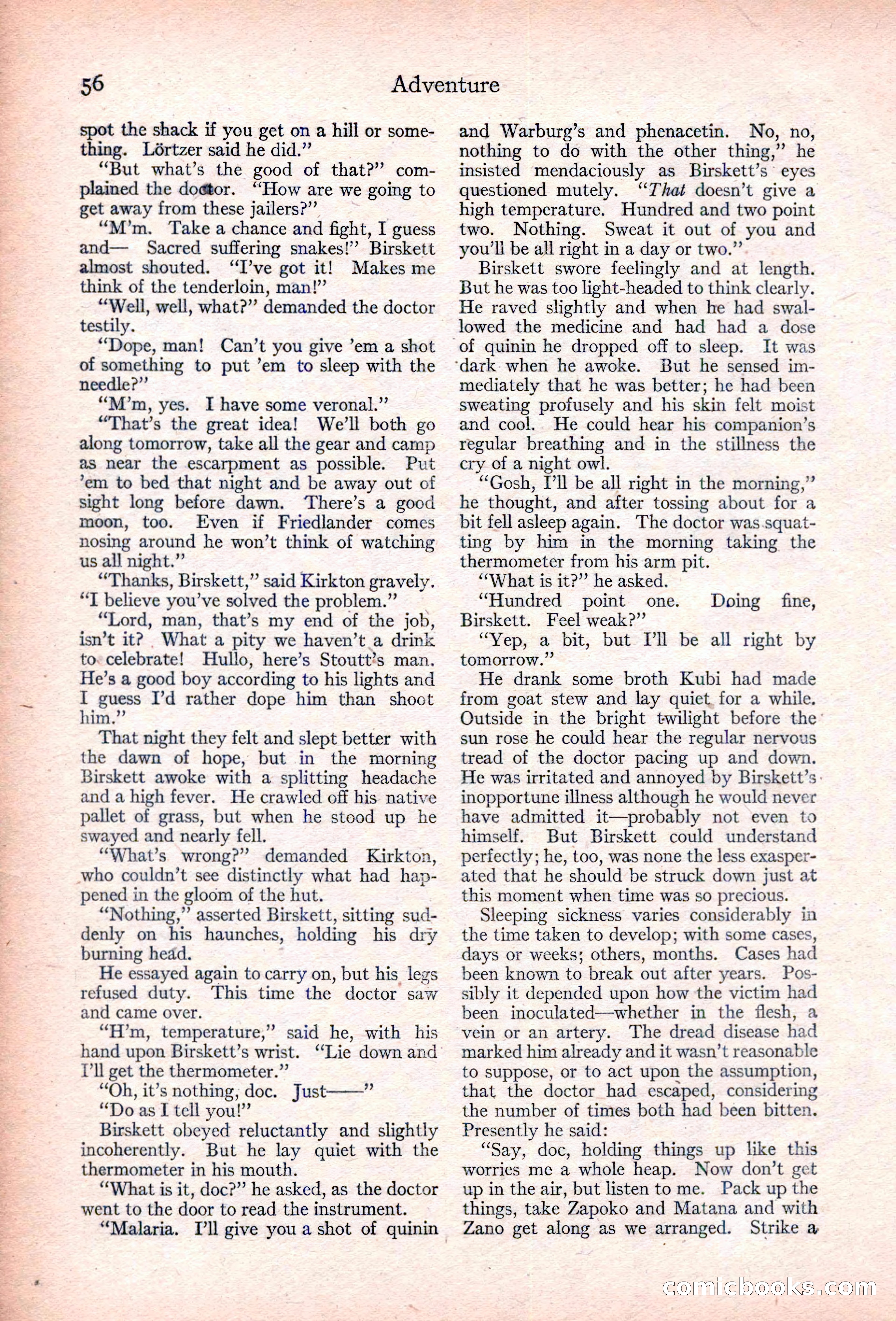 Adventure, January 30, 1923 — page 66 of 204