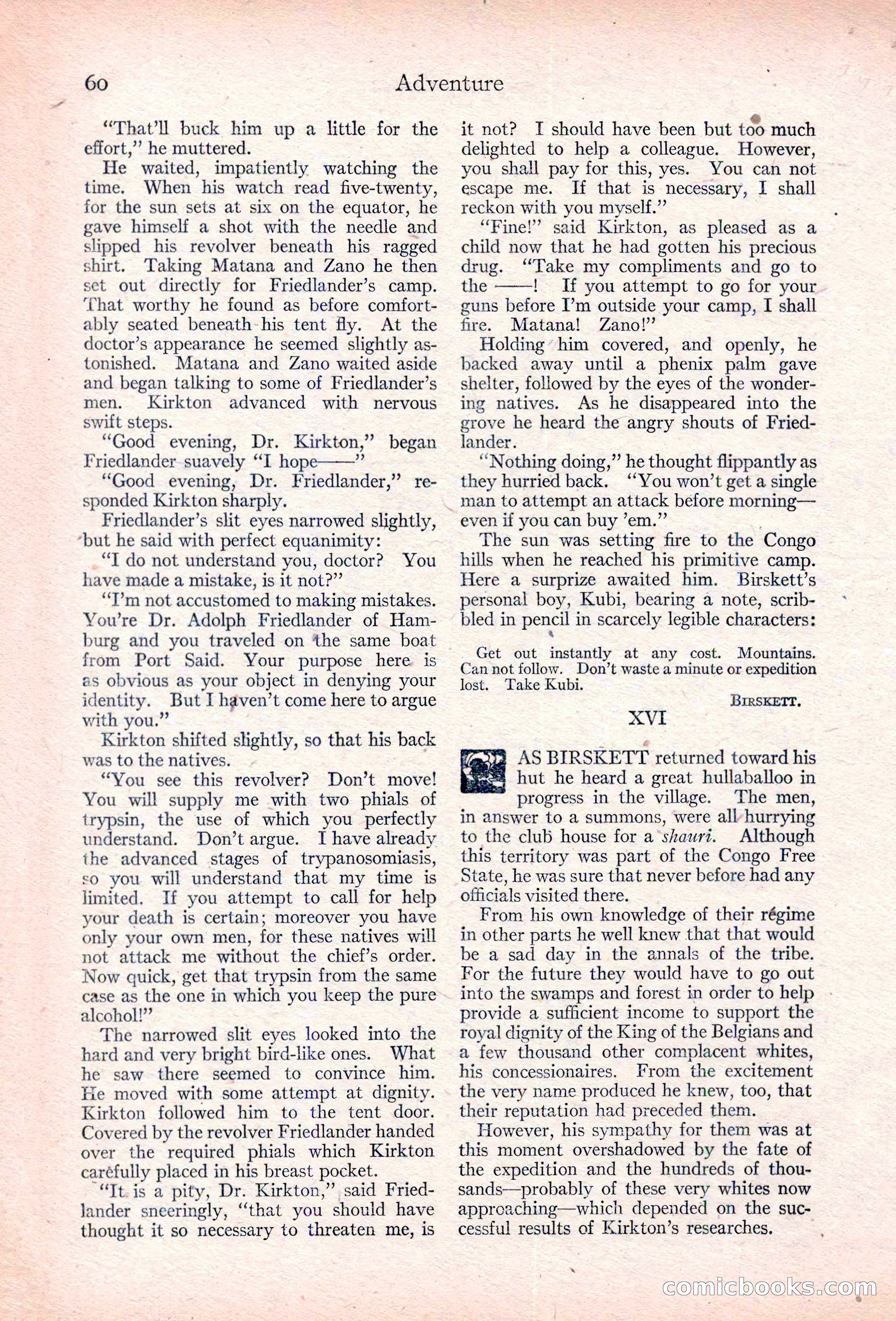 Adventure, January 30, 1923 — page 70 of 204