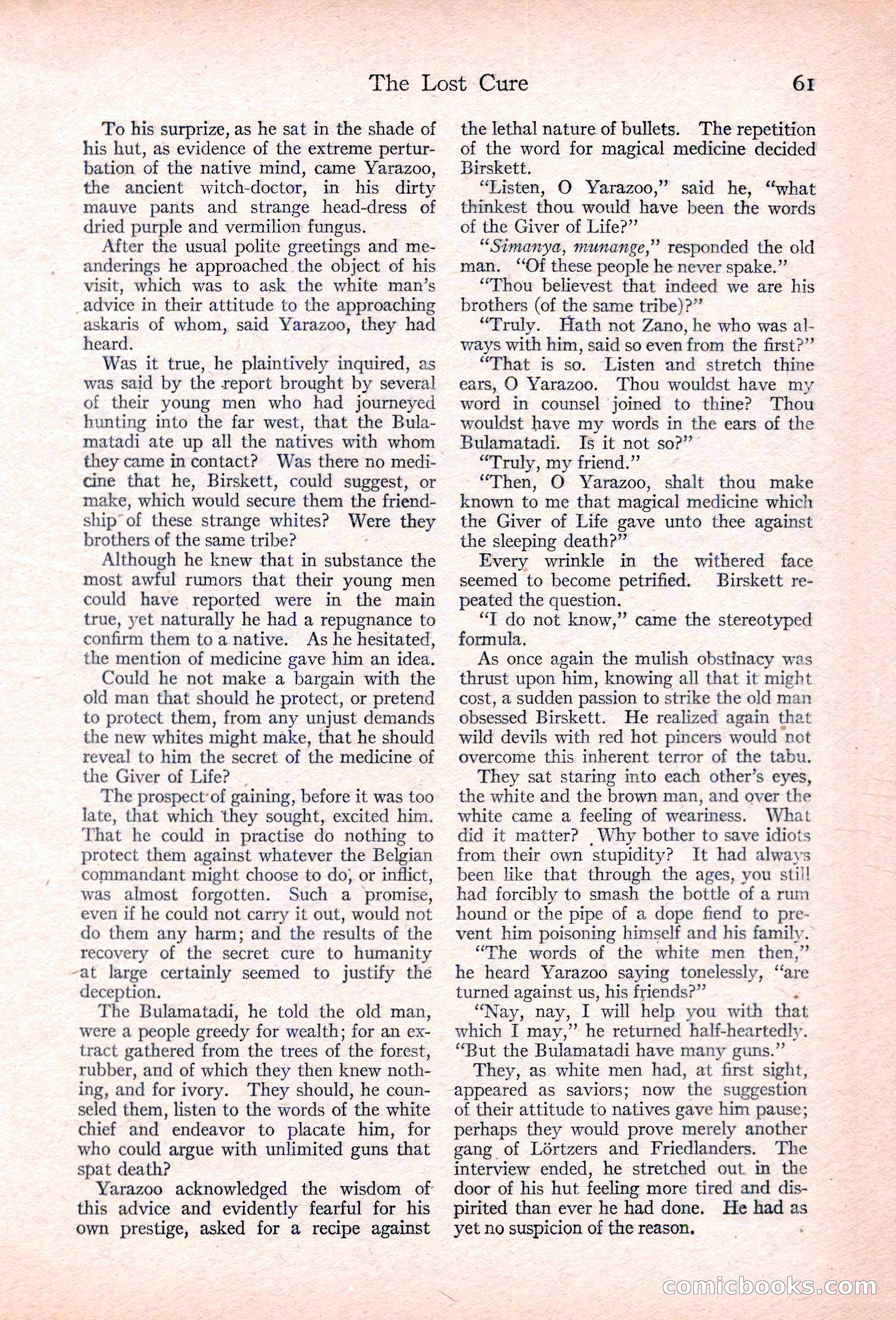 Adventure, January 30, 1923 — page 71 of 204
