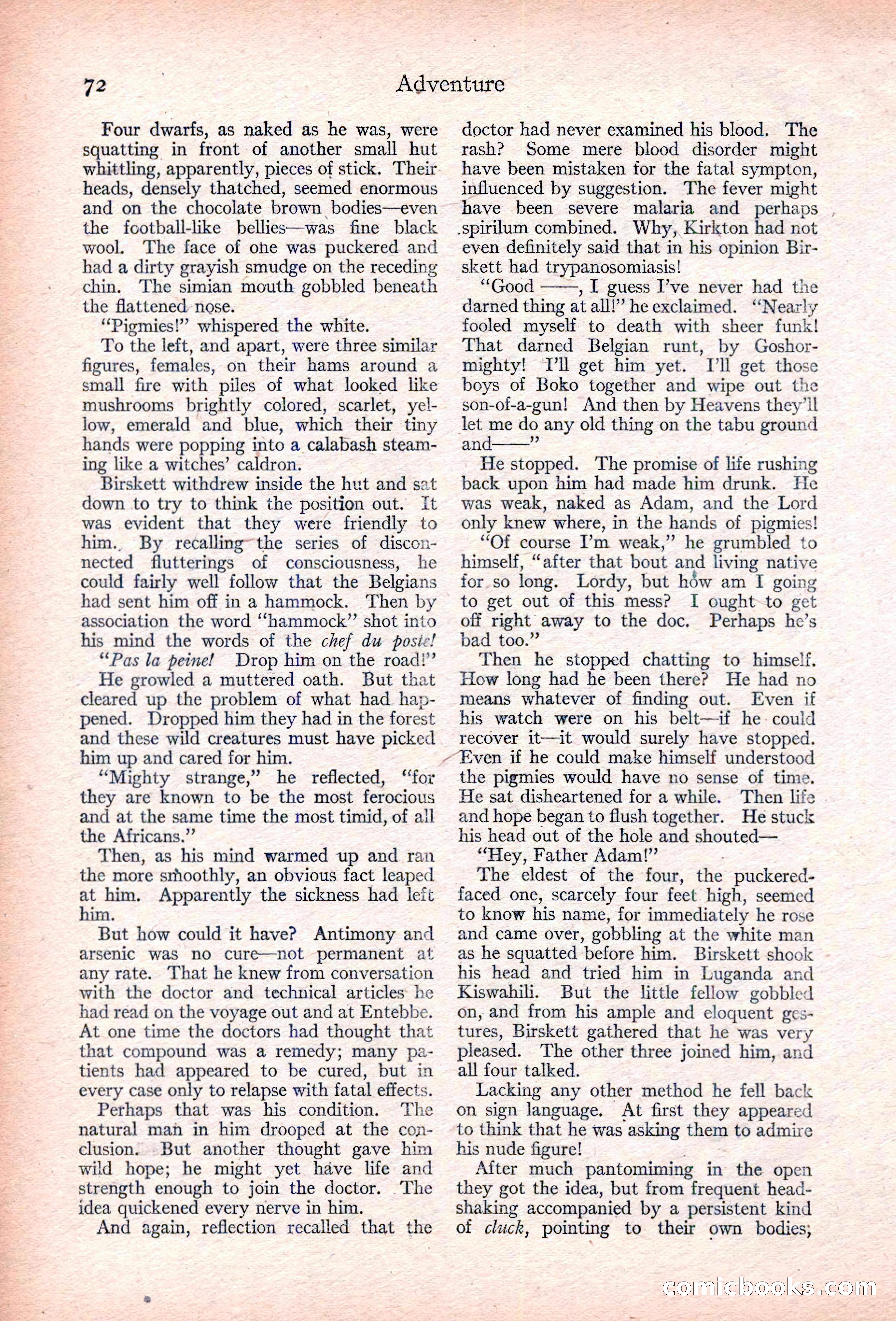 Adventure, January 30, 1923 — page 82 of 204