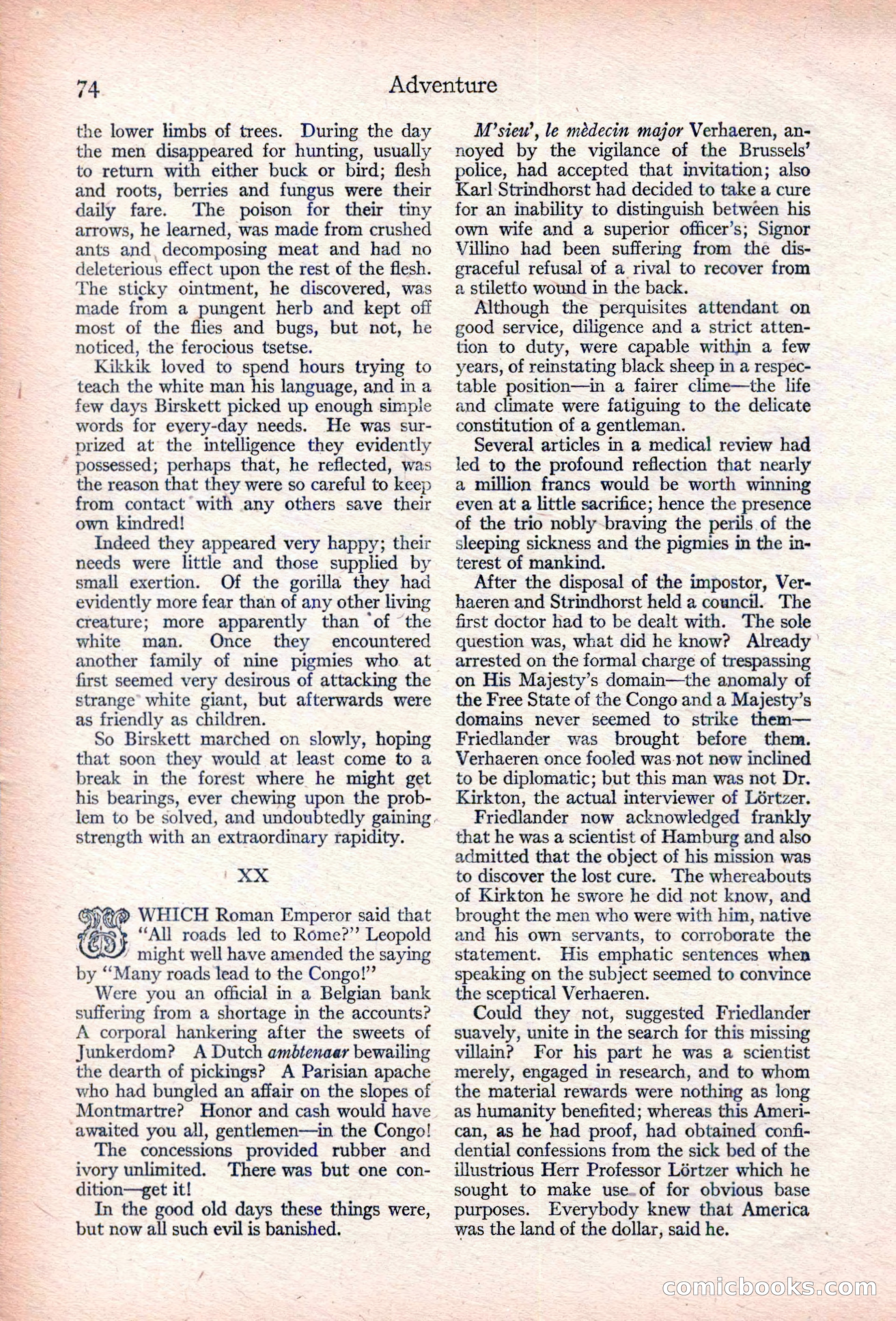 Adventure, January 30, 1923 — page 84 of 204