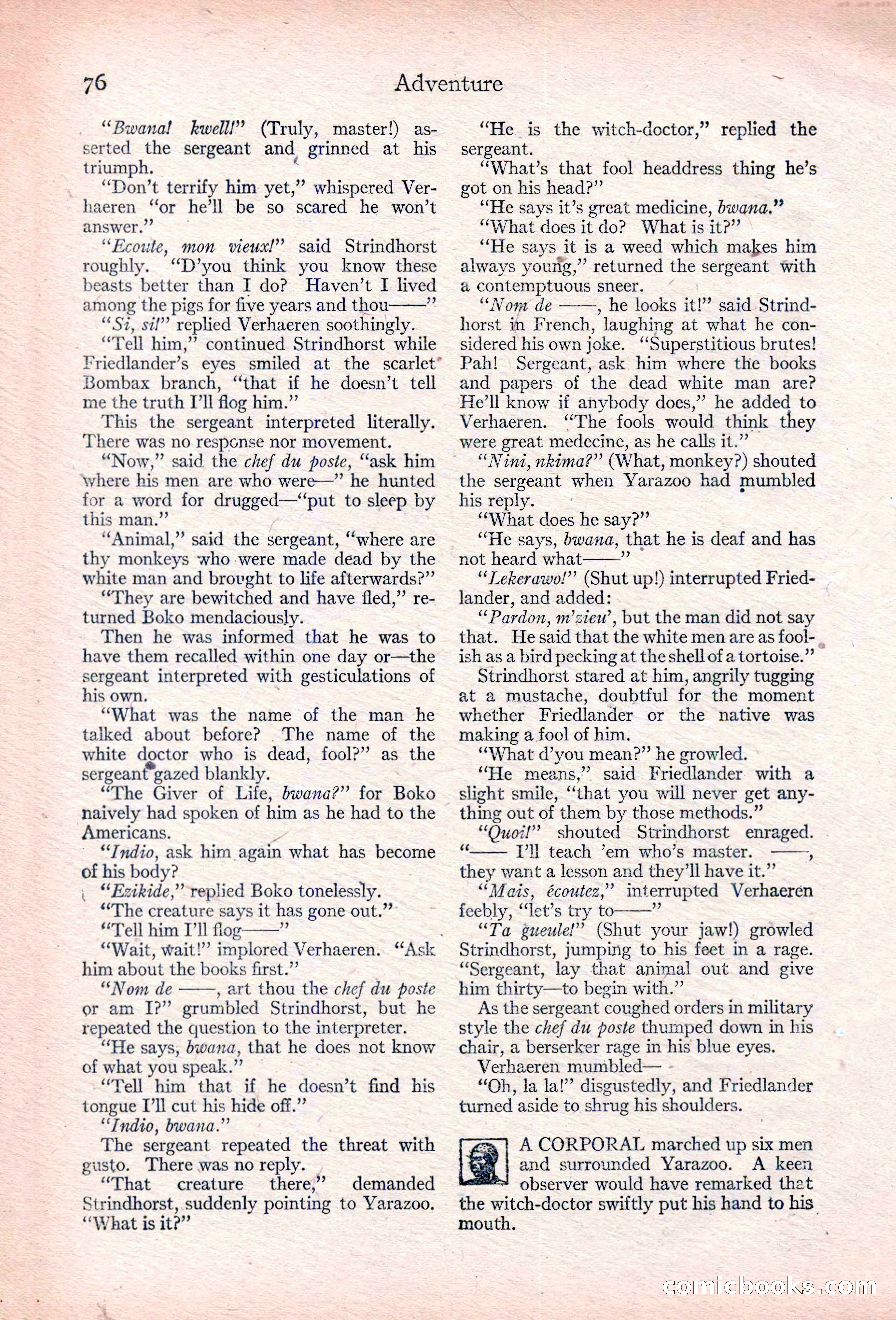 Adventure, January 30, 1923 — page 86 of 204