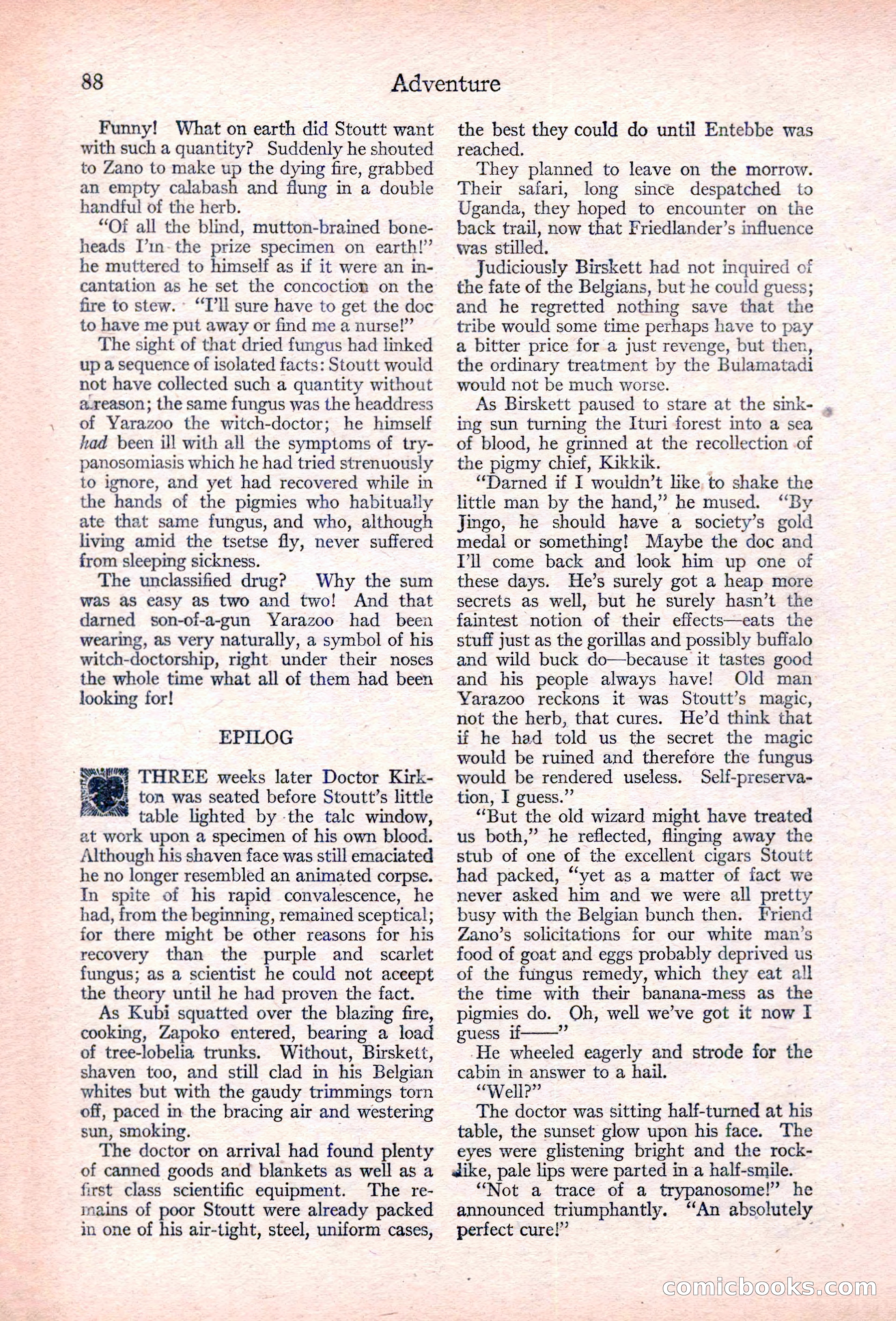 Adventure, January 30, 1923 — page 98 of 204