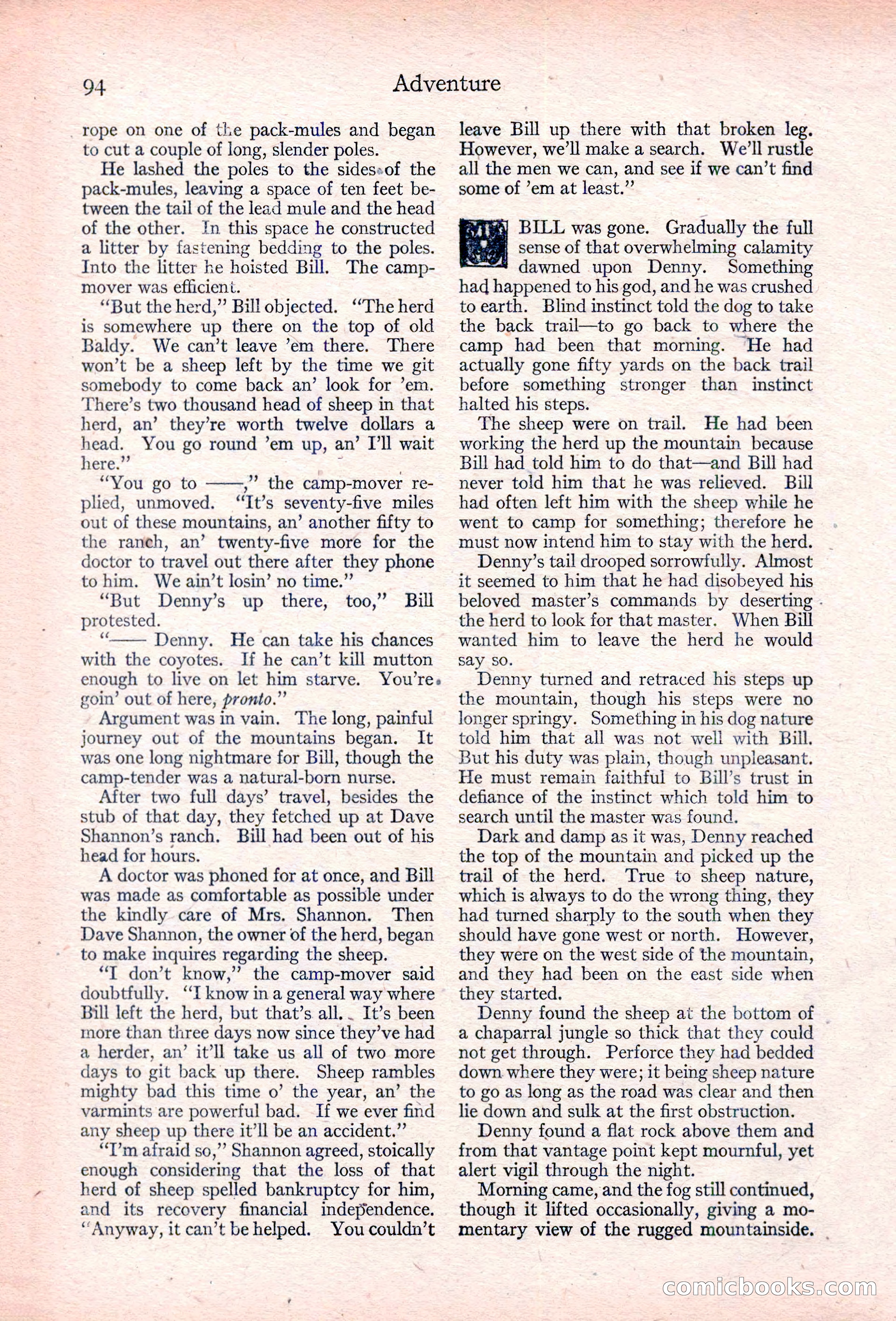 Adventure, January 30, 1923 — page 104 of 204