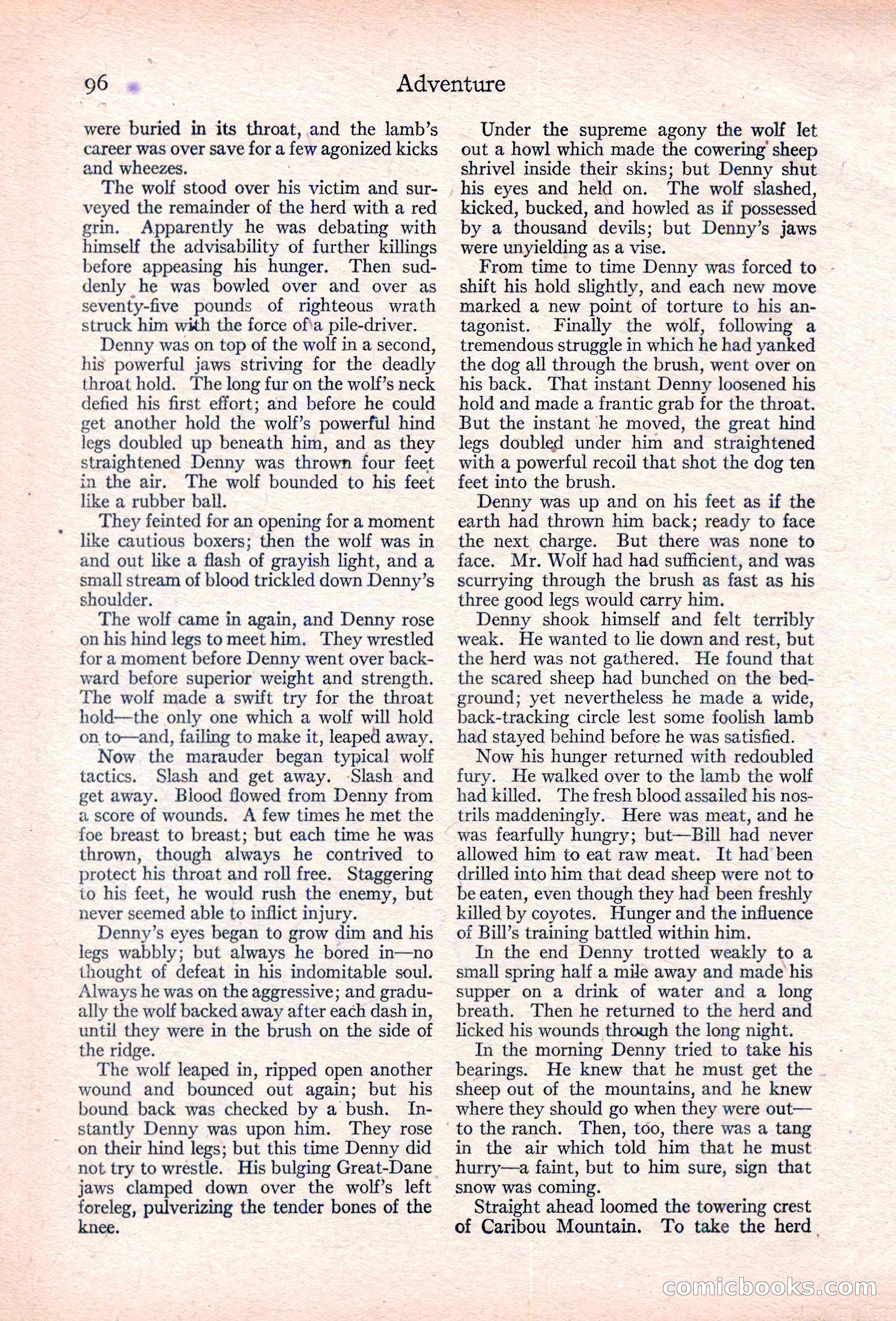 Adventure, January 30, 1923 — page 106 of 204