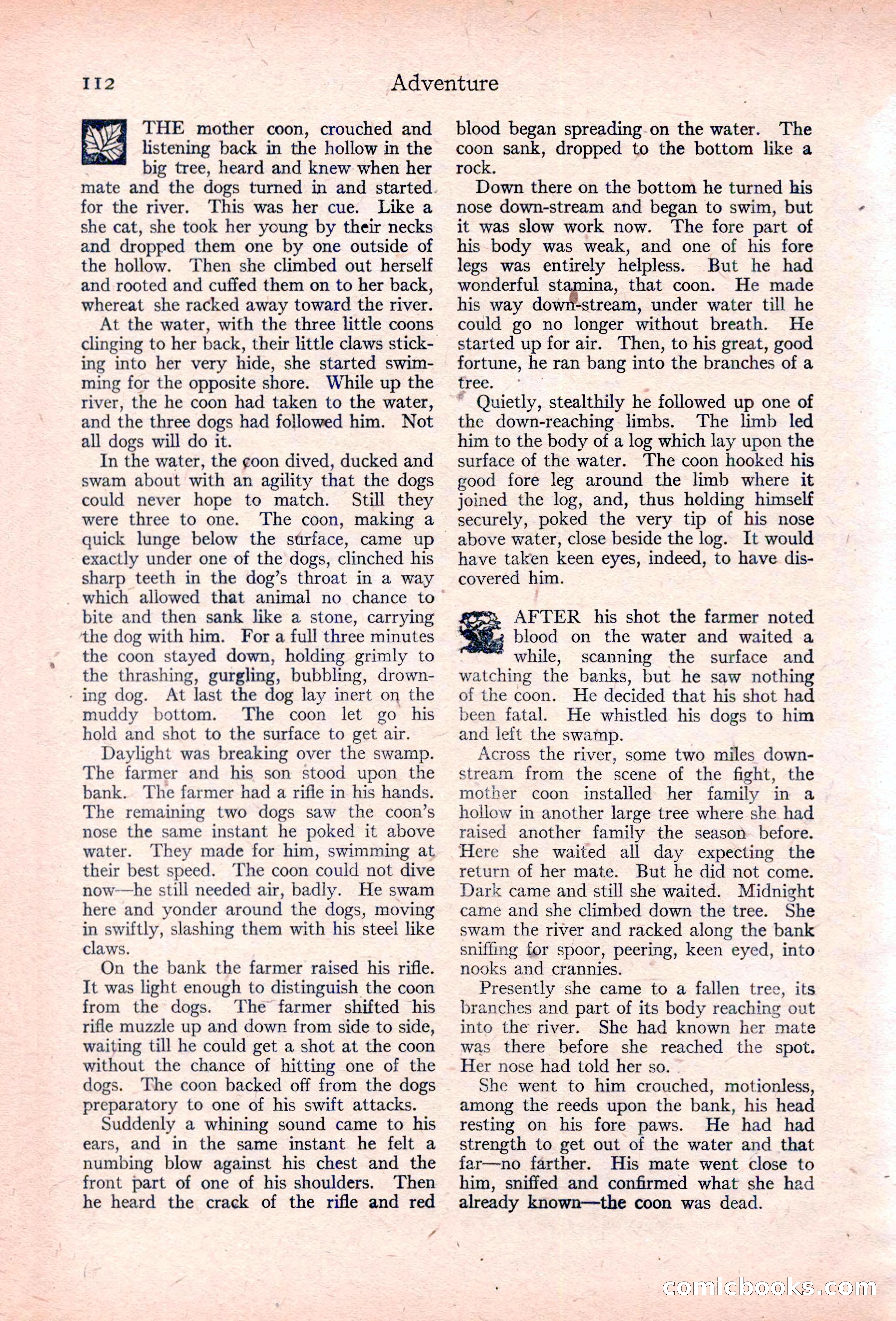 Adventure, January 30, 1923 — page 122 of 204