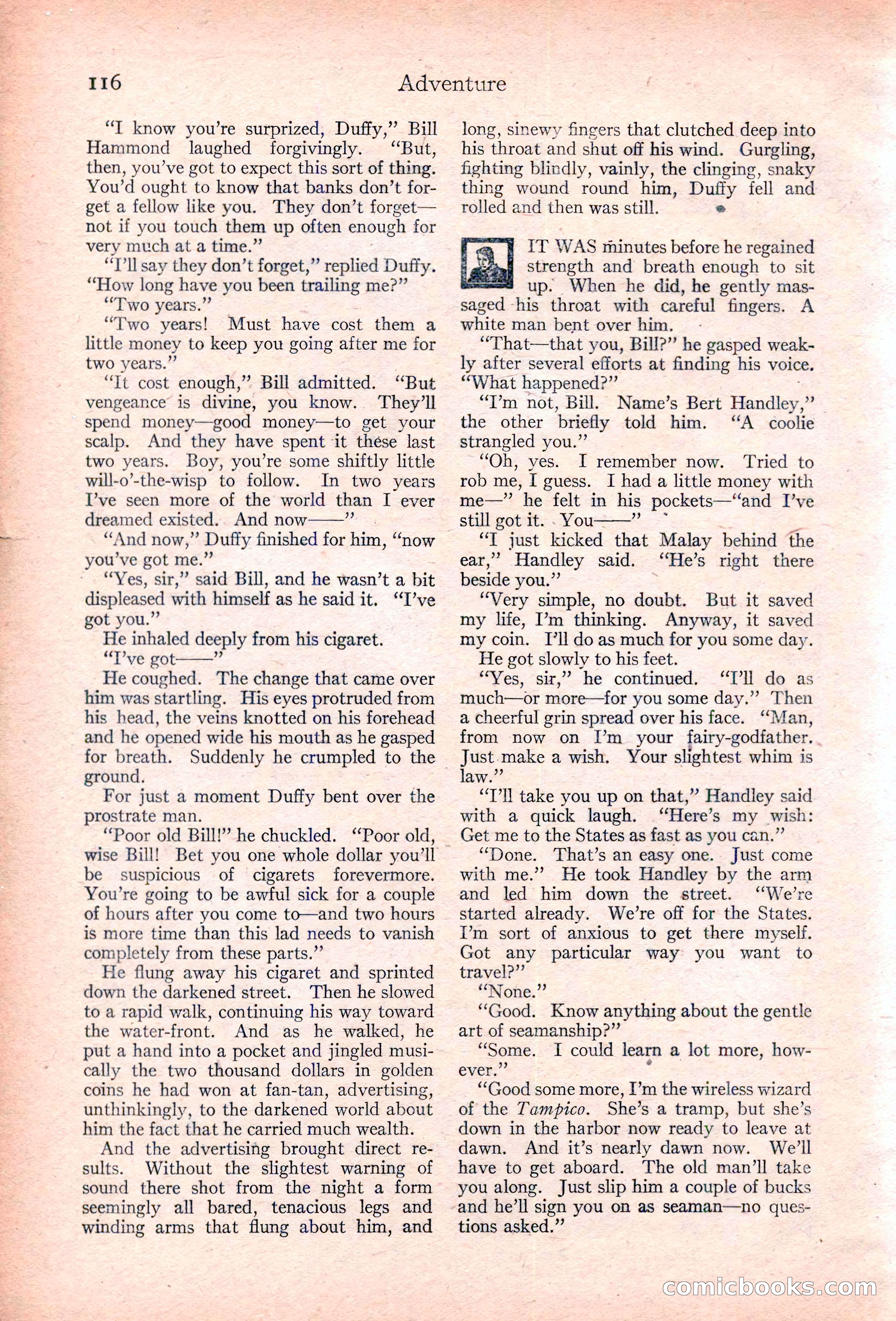 Adventure, January 30, 1923 — page 126 of 204