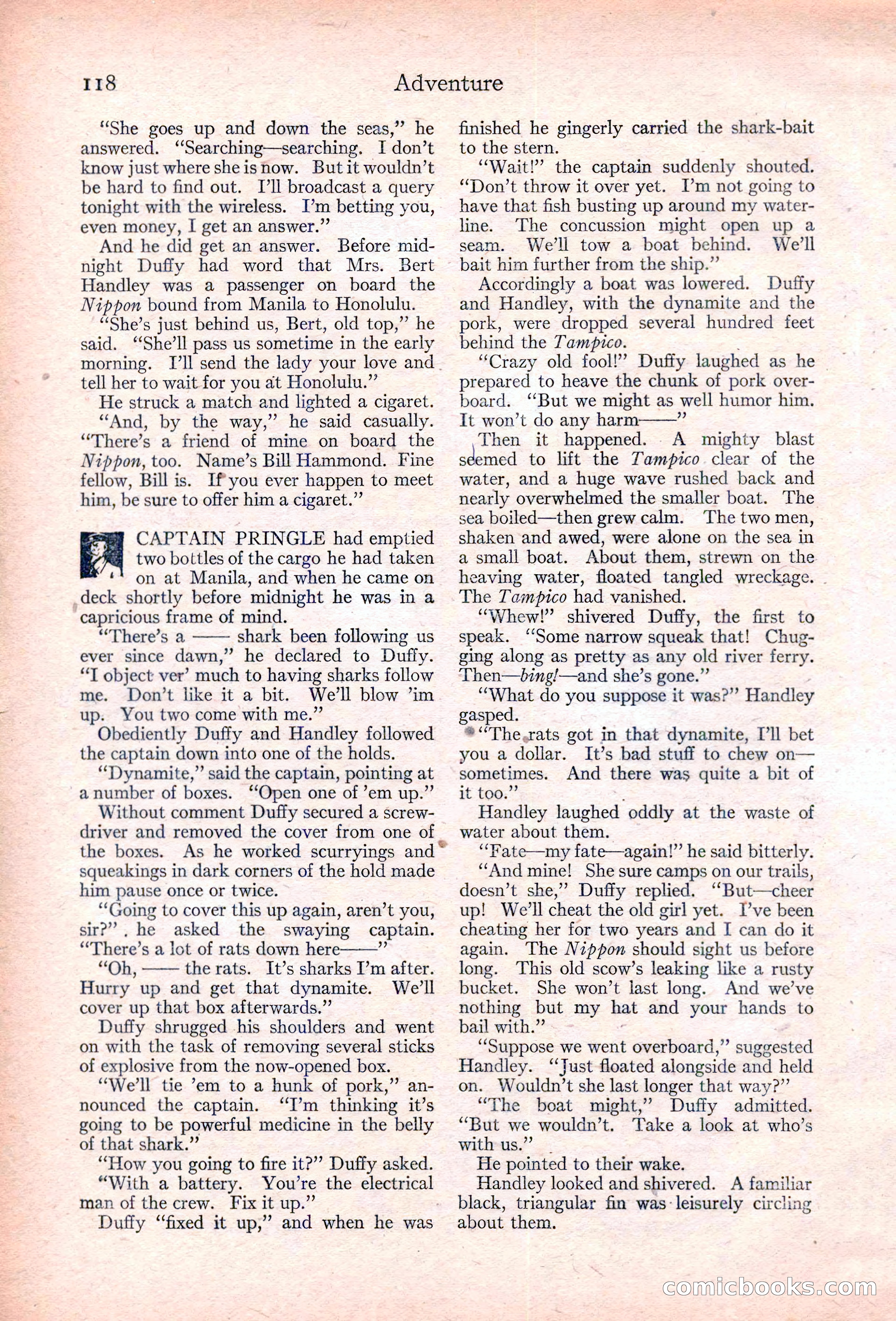 Adventure, January 30, 1923 — page 128 of 204