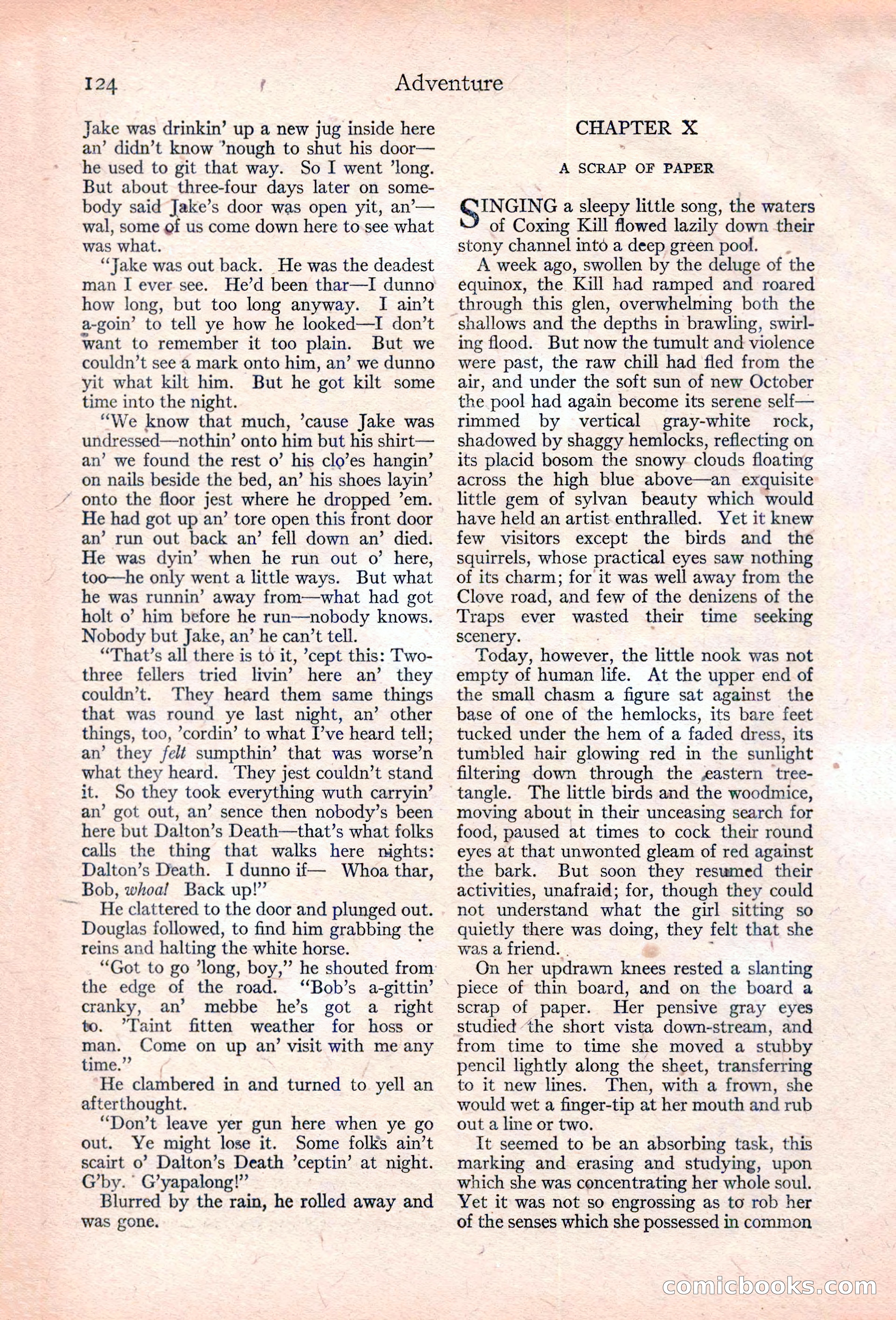 Adventure, January 30, 1923 — page 134 of 204