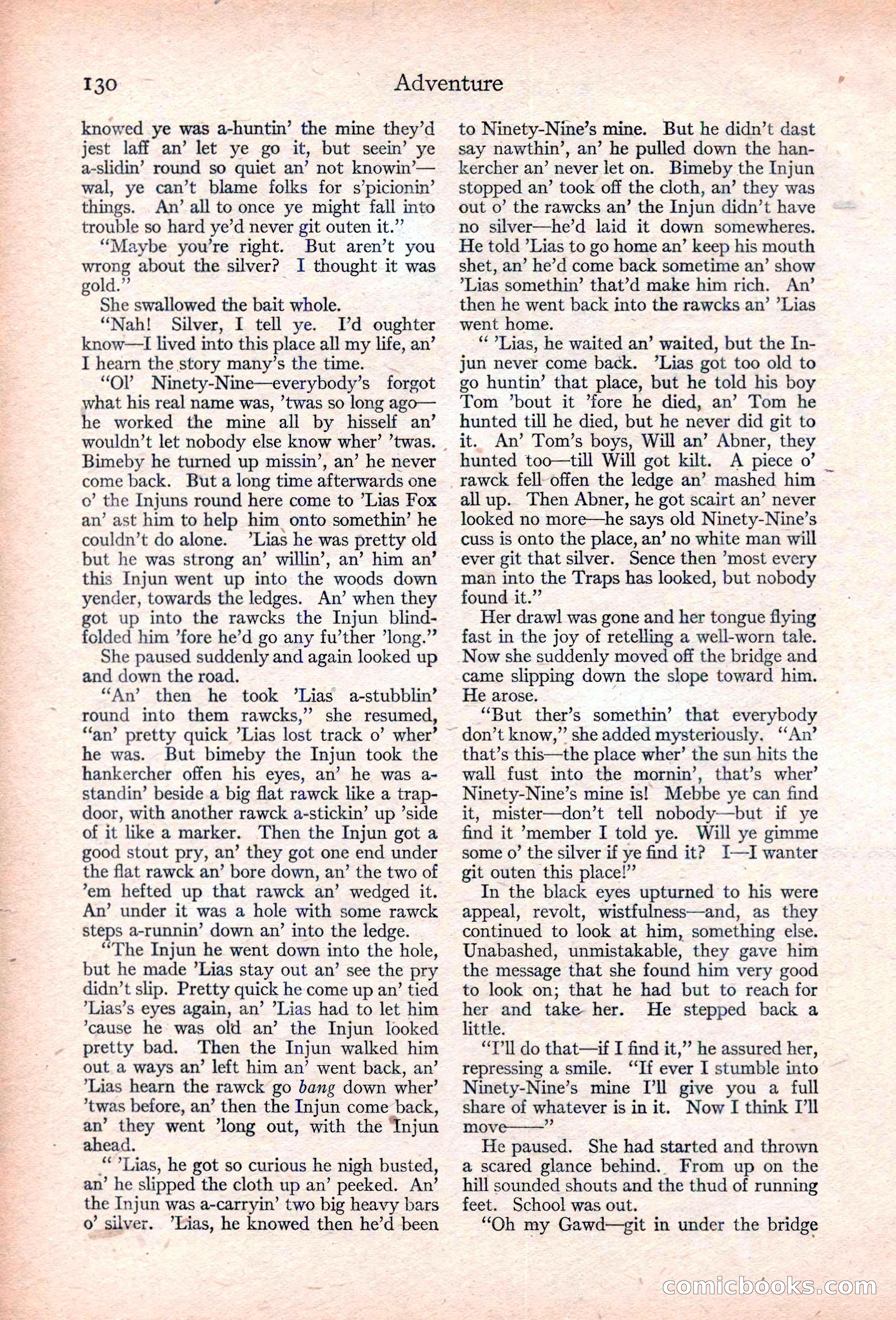 Adventure, January 30, 1923 — page 140 of 204