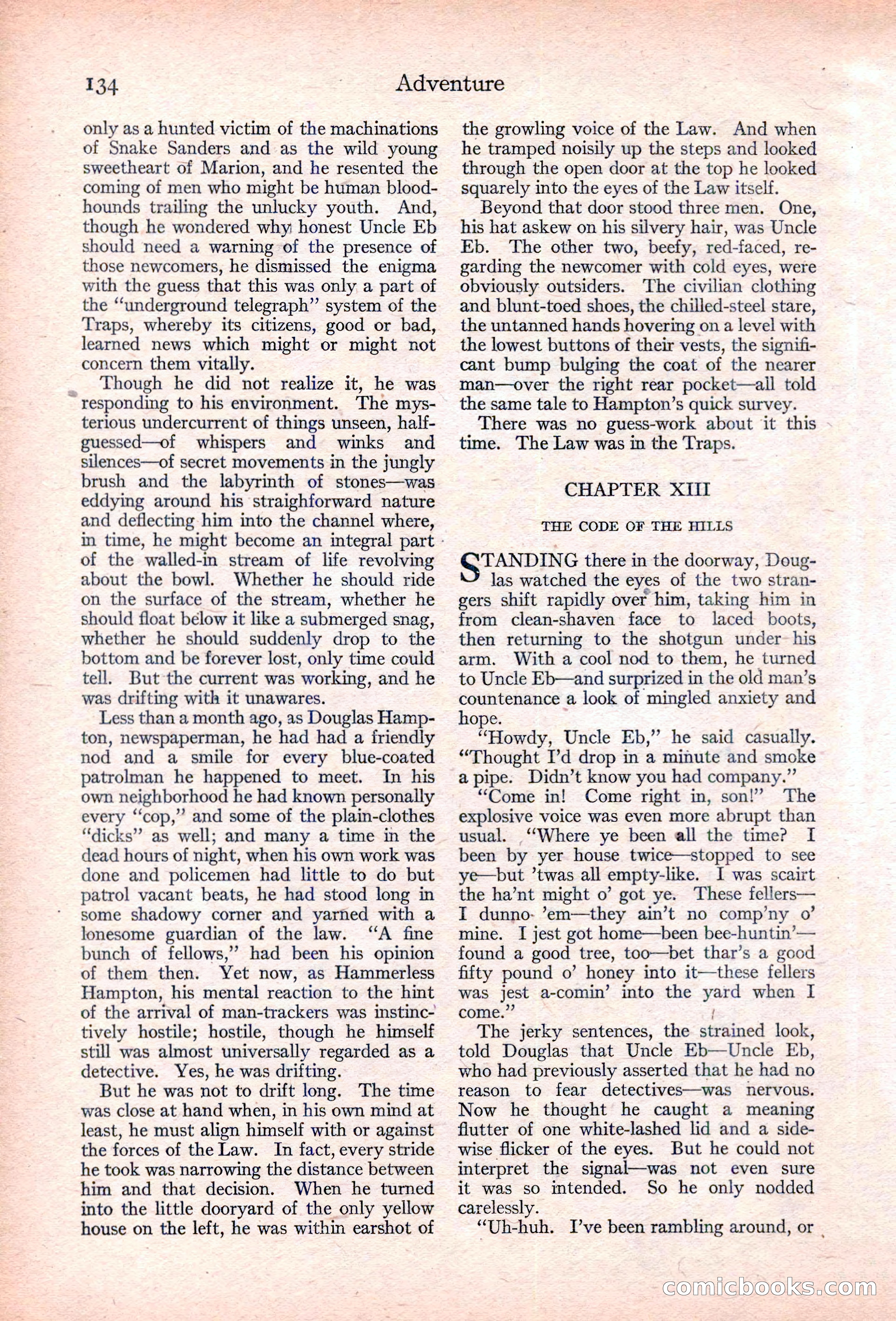 Adventure, January 30, 1923 — page 144 of 204