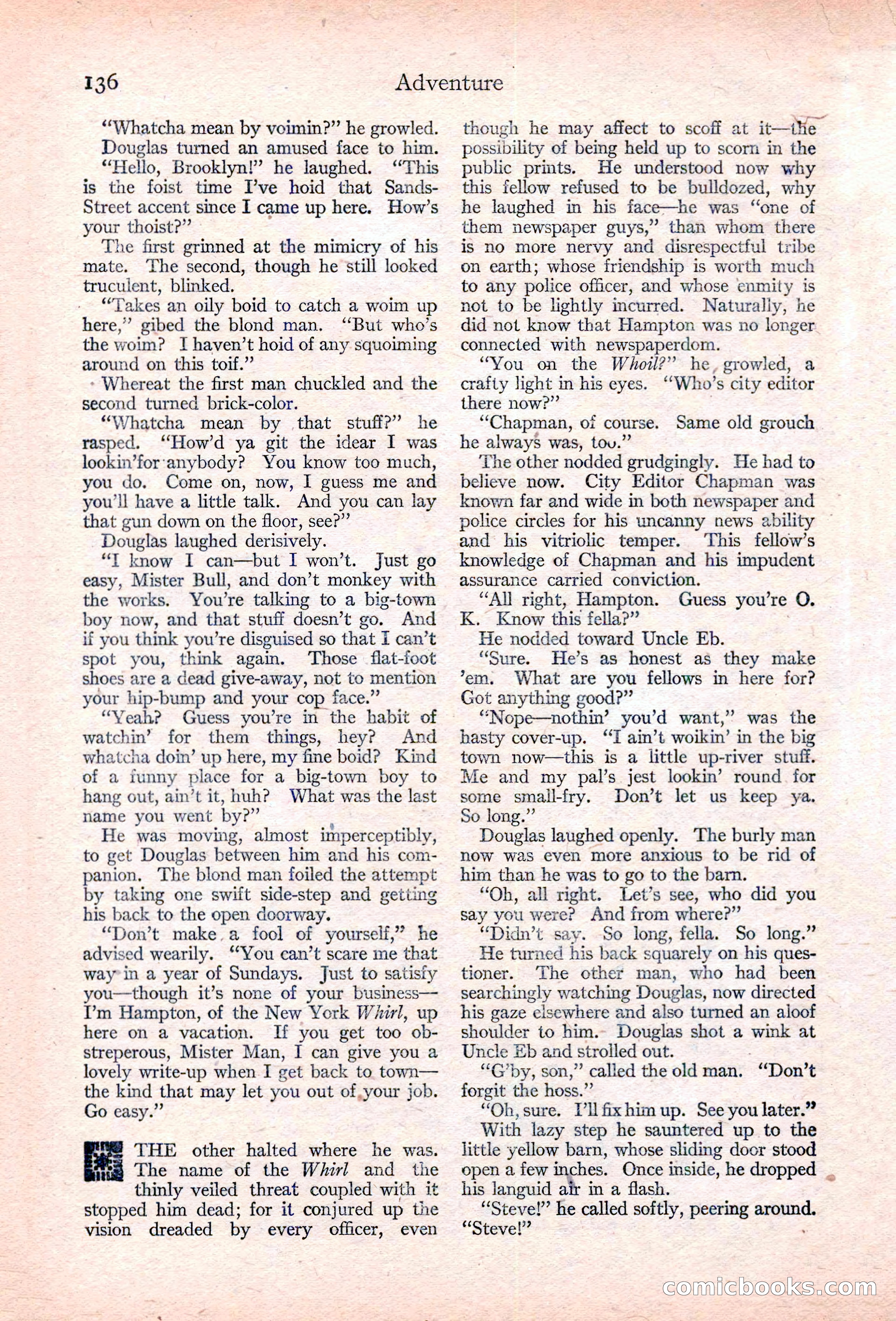 Adventure, January 30, 1923 — page 146 of 204