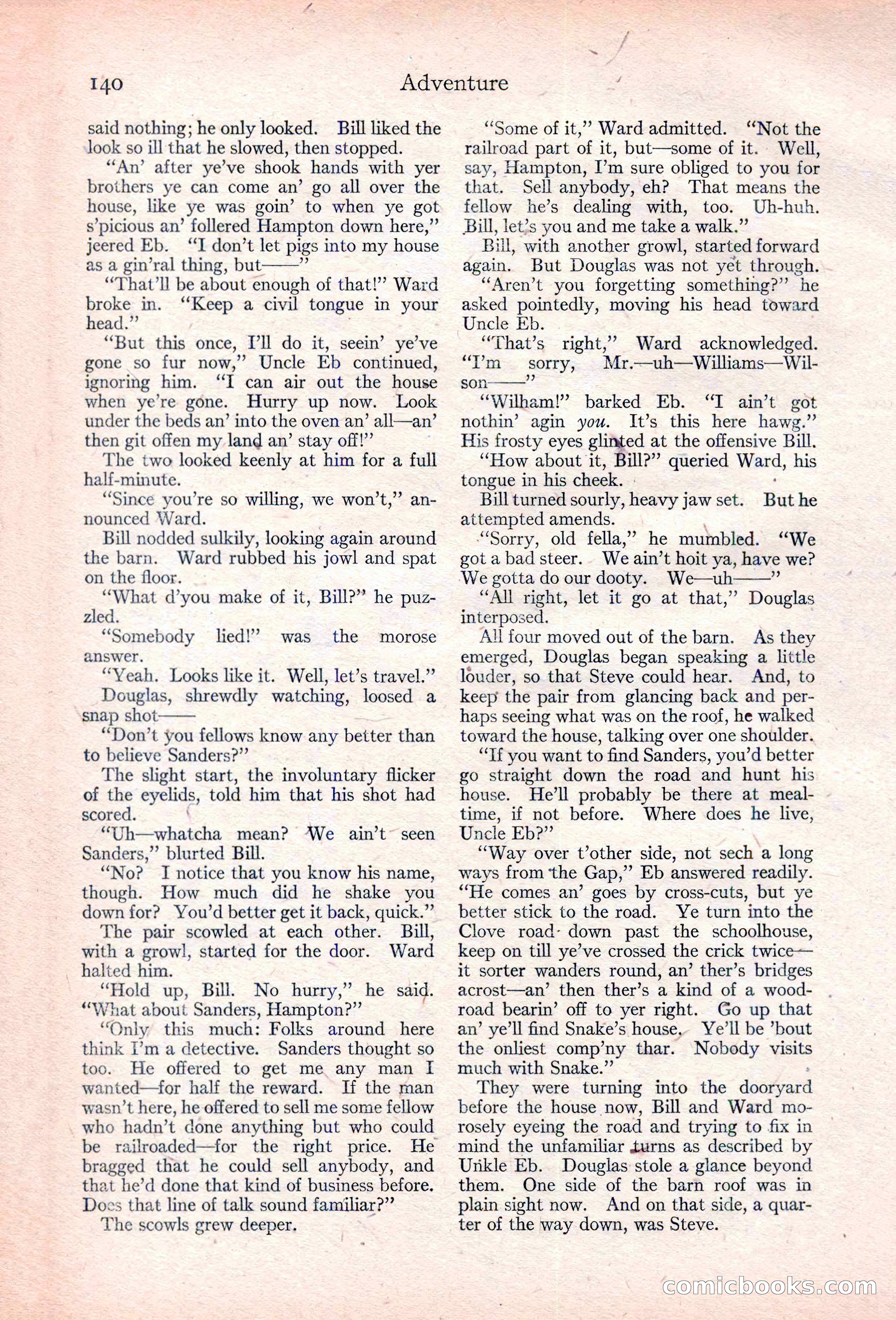 Adventure, January 30, 1923 — page 150 of 204