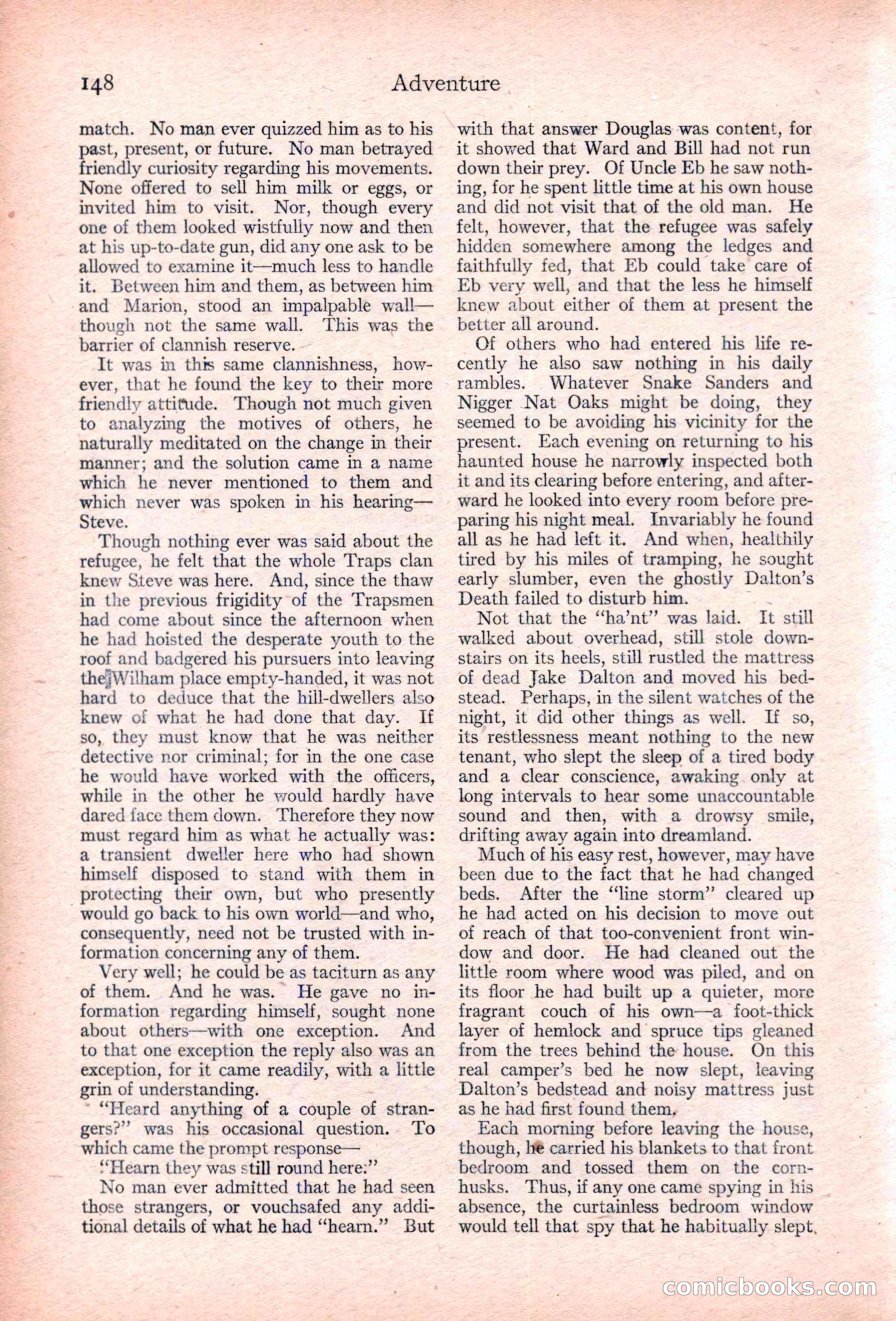 Adventure, January 30, 1923 — page 158 of 204