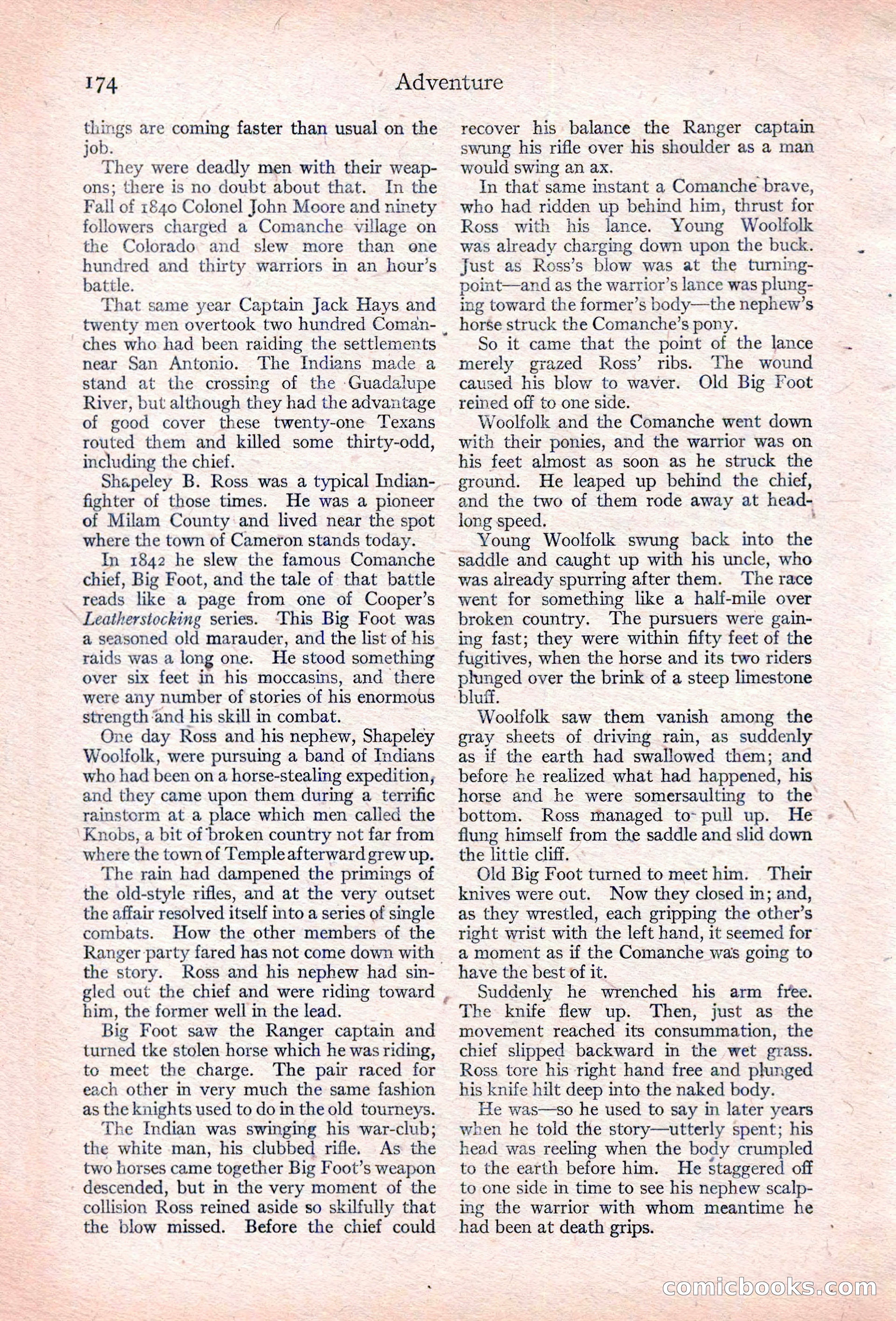 Adventure, January 30, 1923 — page 184 of 204