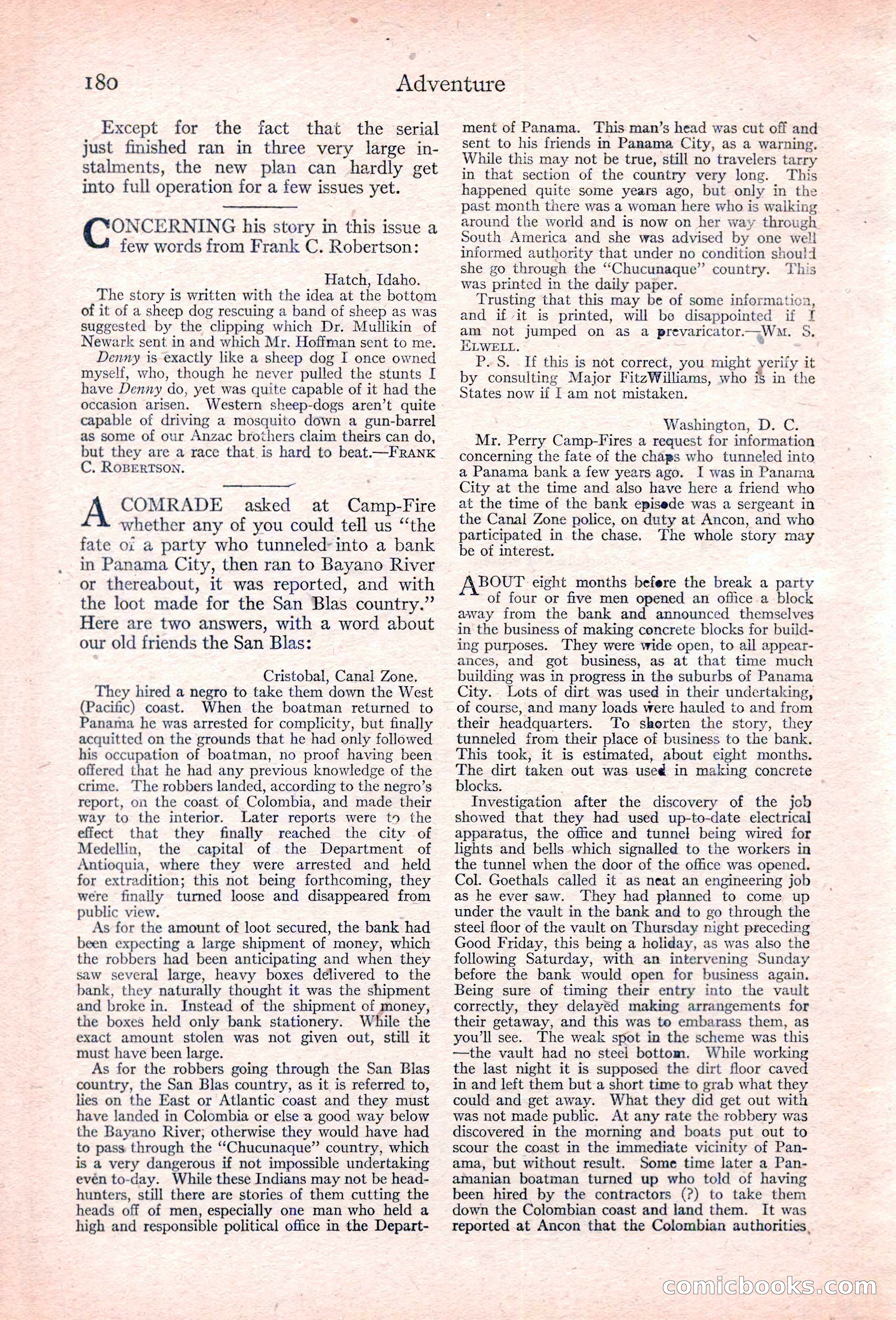 Adventure, January 30, 1923 — page 190 of 204