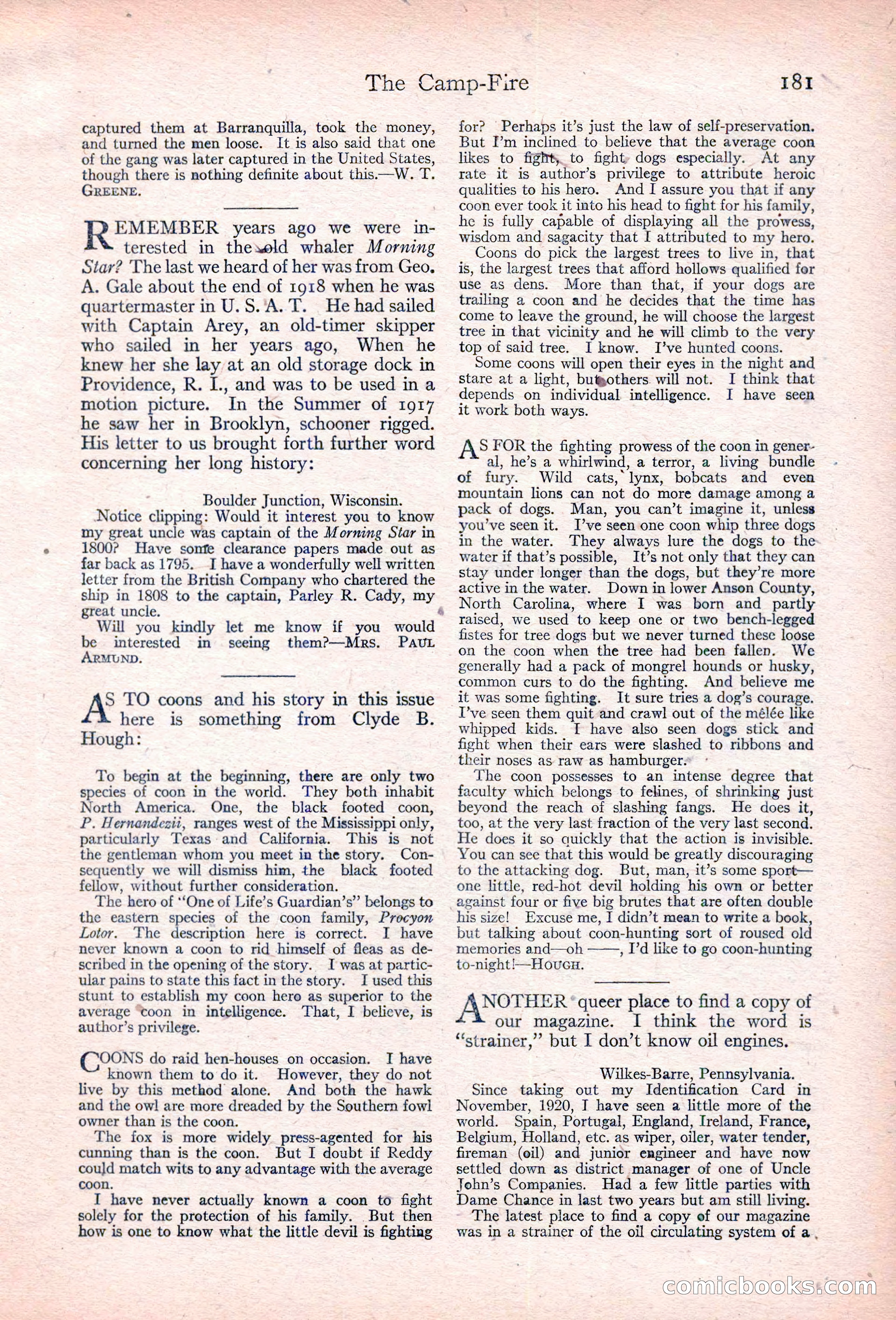 Adventure, January 30, 1923 — page 191 of 204