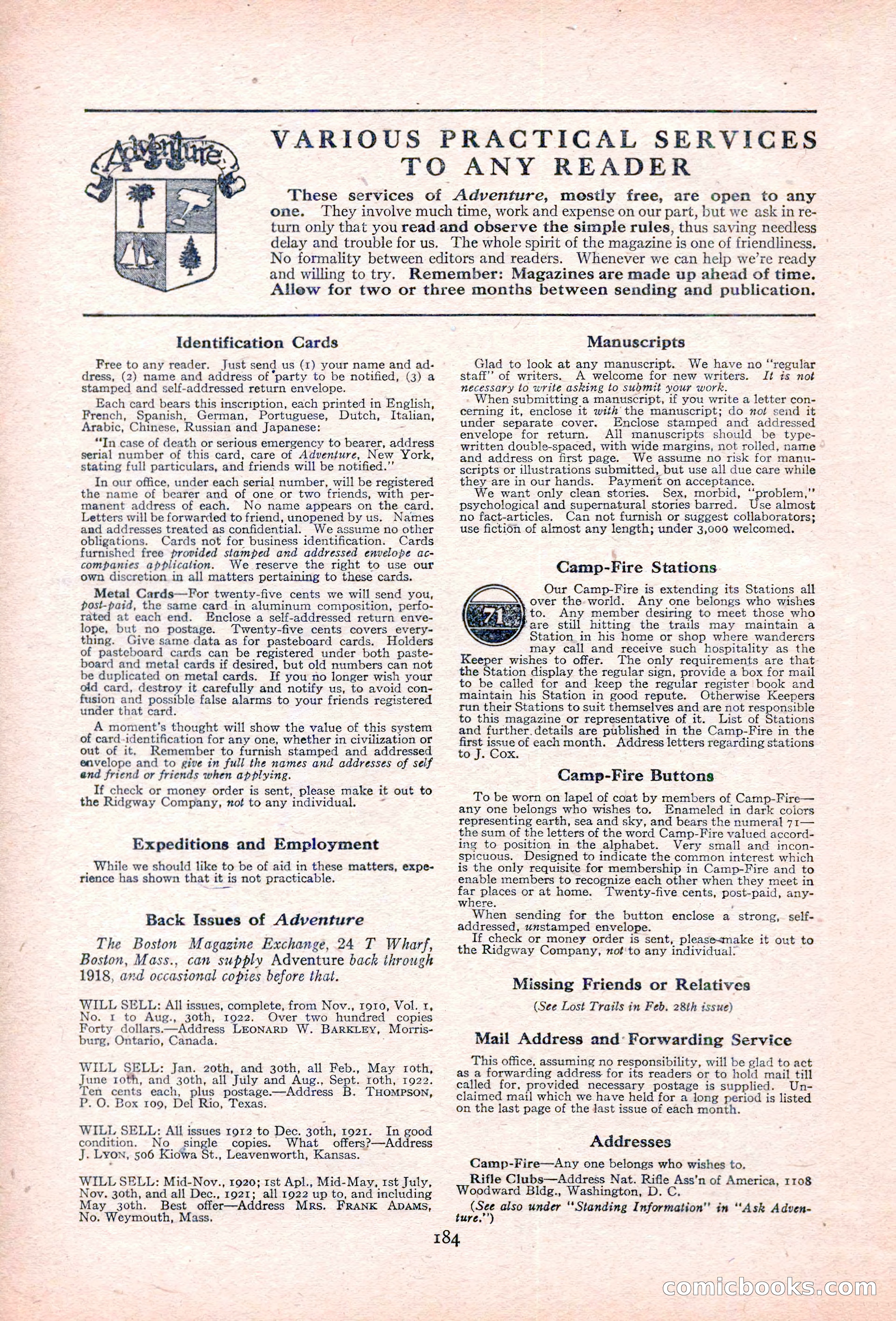Adventure, January 30, 1923 — page 194 of 204