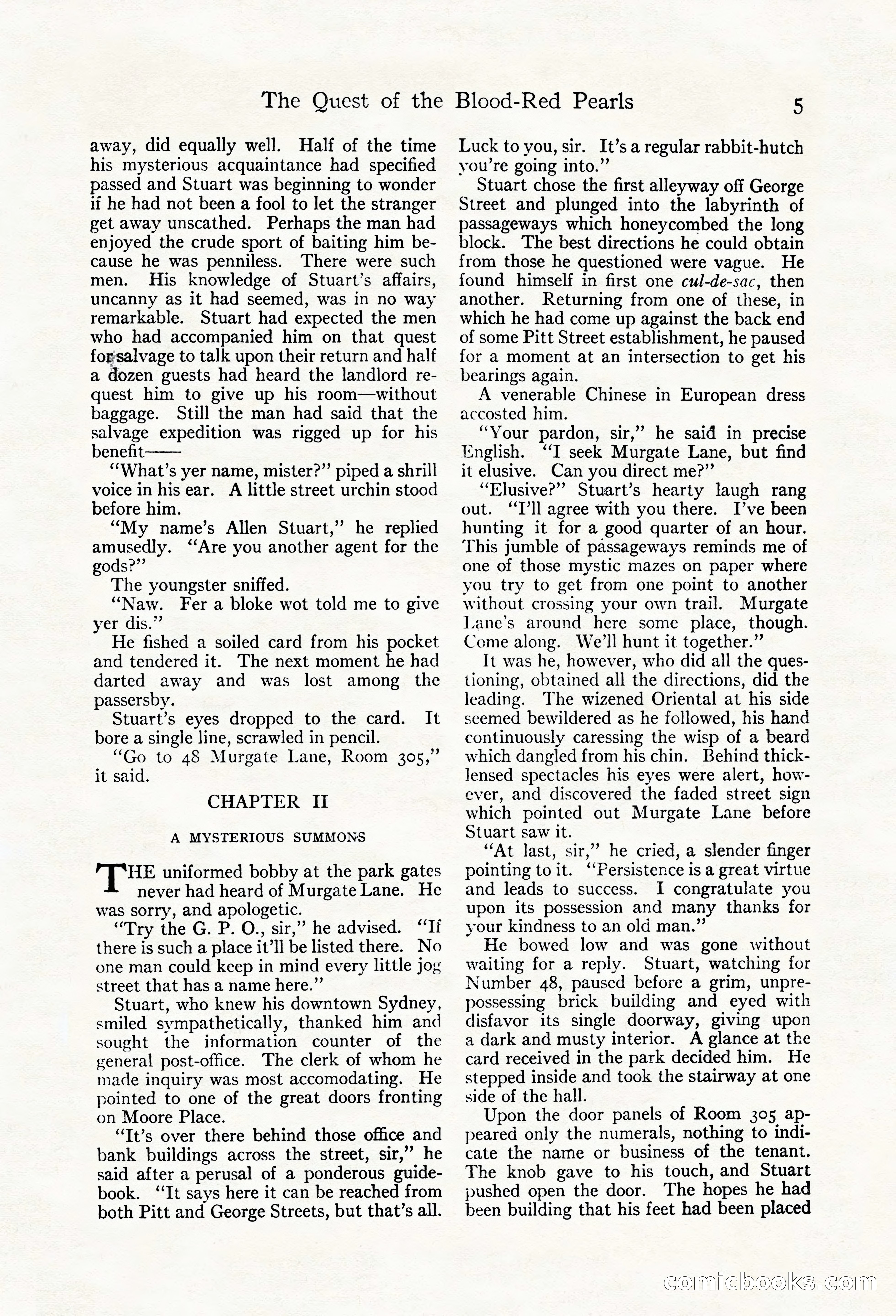 Adventure Magazine, May 20, 1923 — page 7 of 196