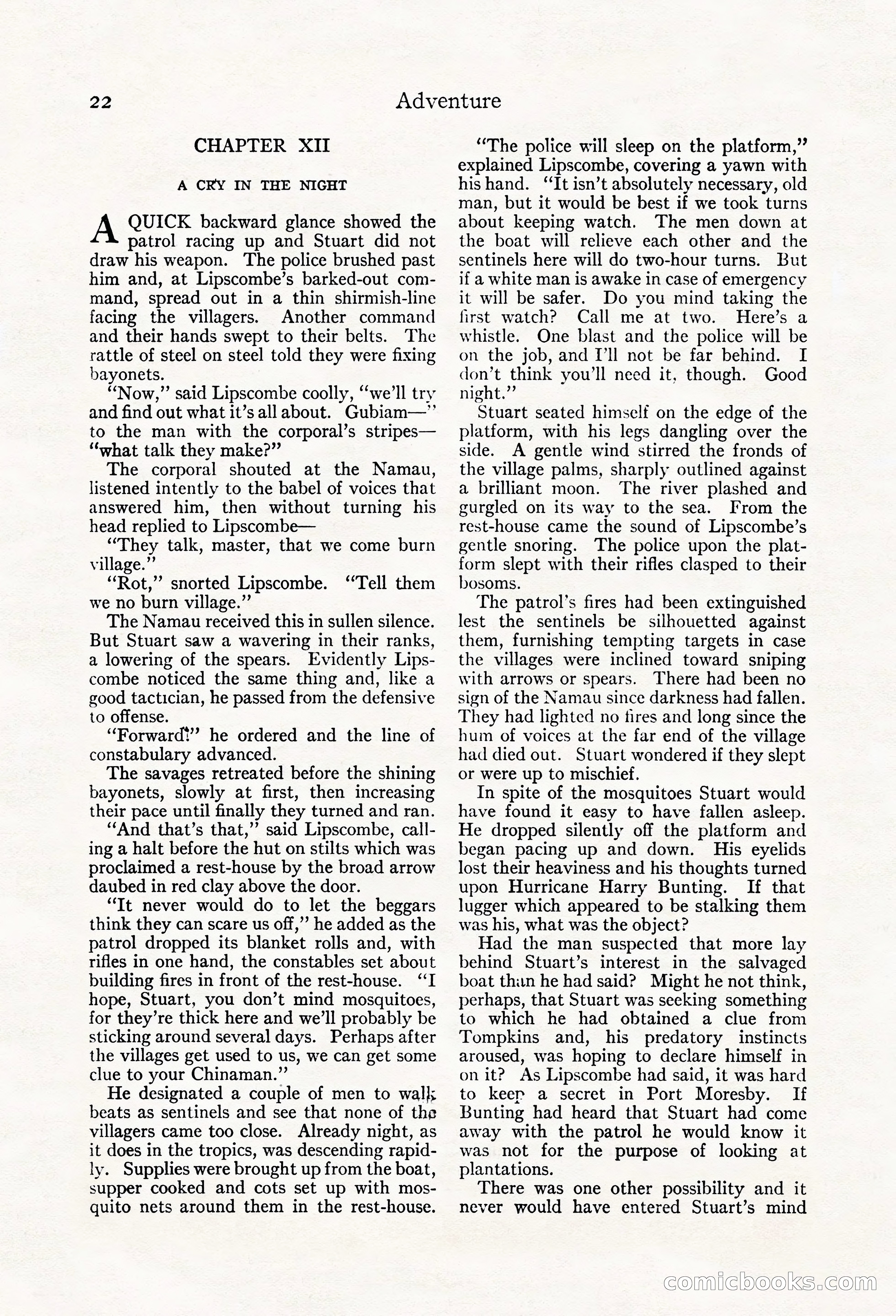 Adventure Magazine, May 20, 1923 — page 24 of 196