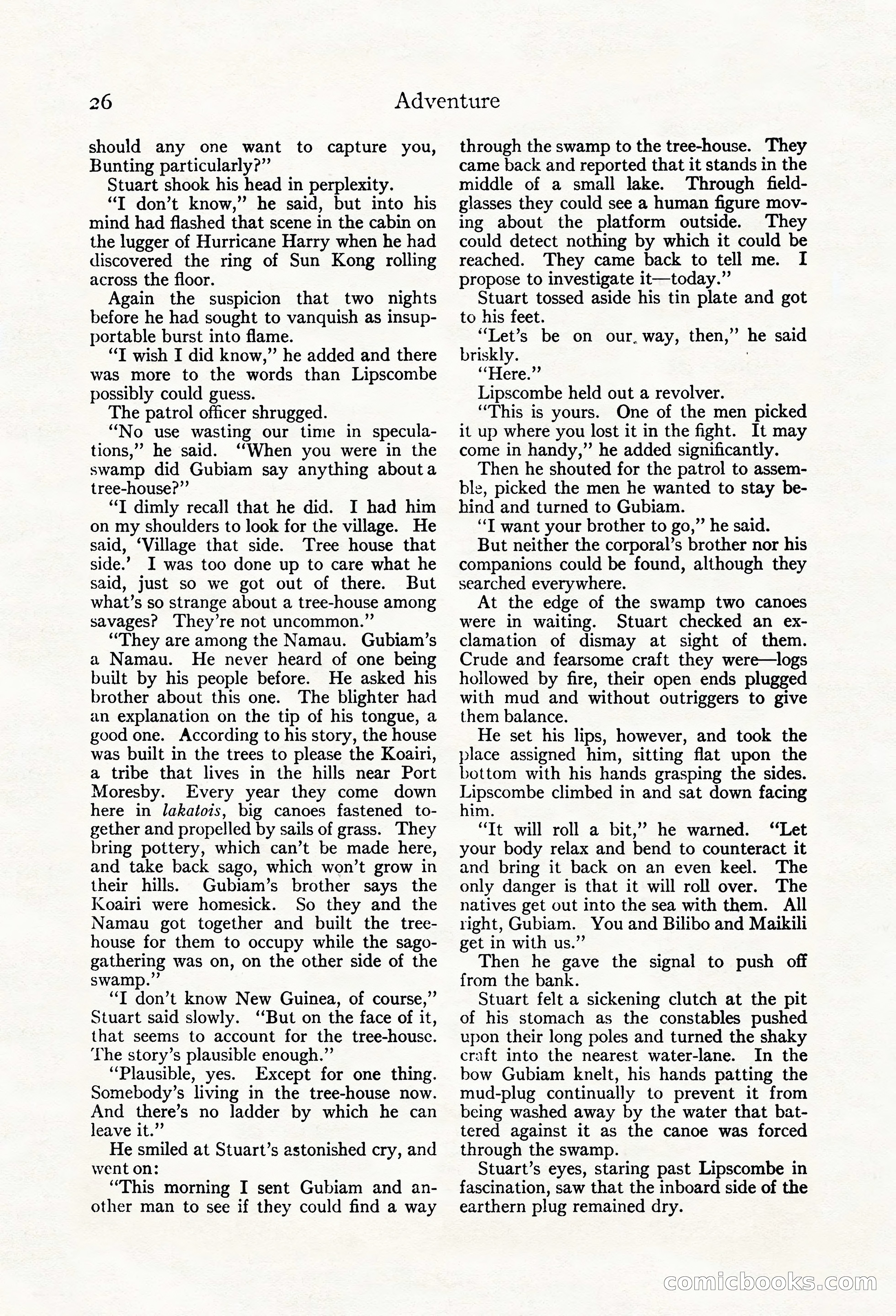 Adventure Magazine, May 20, 1923 — page 28 of 196