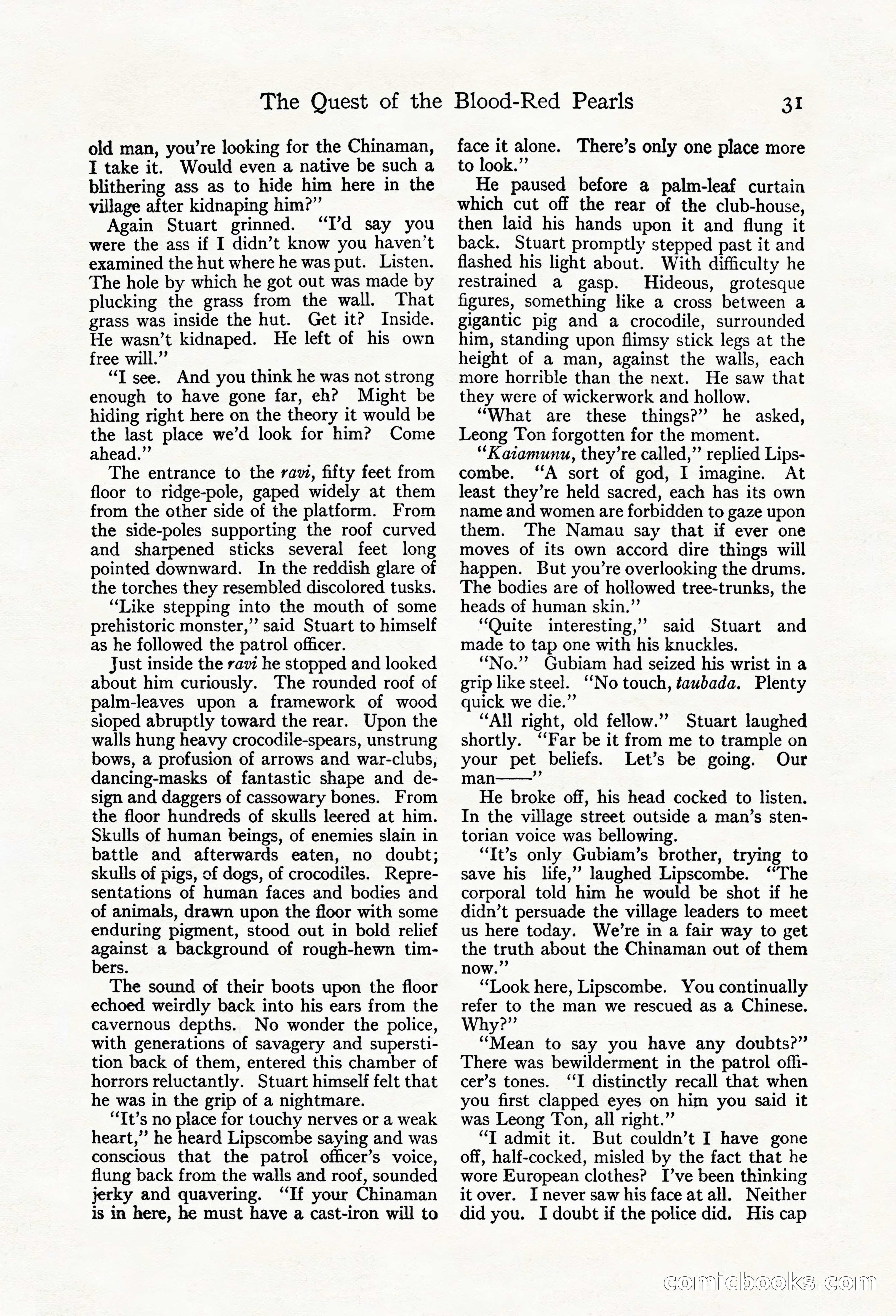 Adventure Magazine, May 20, 1923 — page 33 of 196