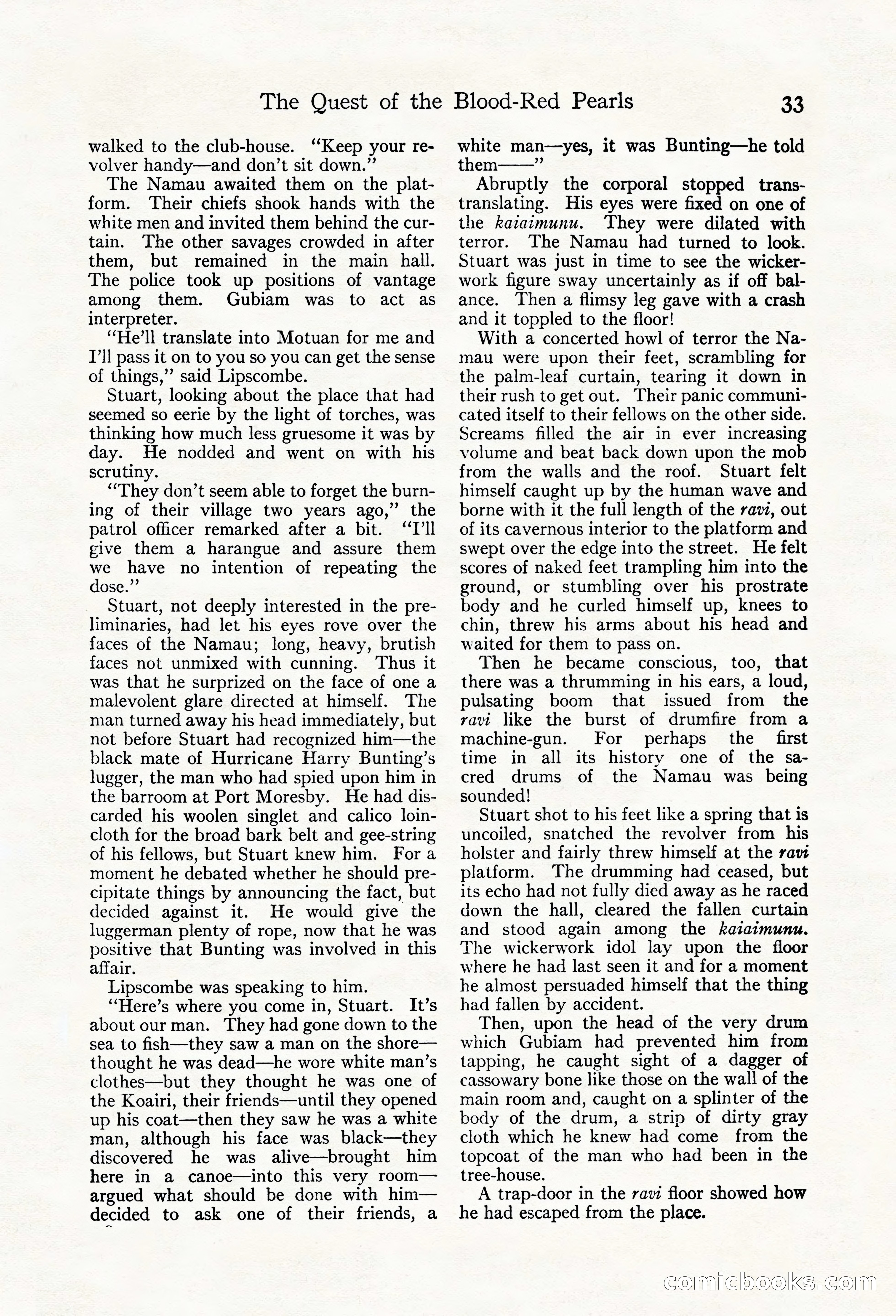 Adventure Magazine, May 20, 1923 — page 35 of 196