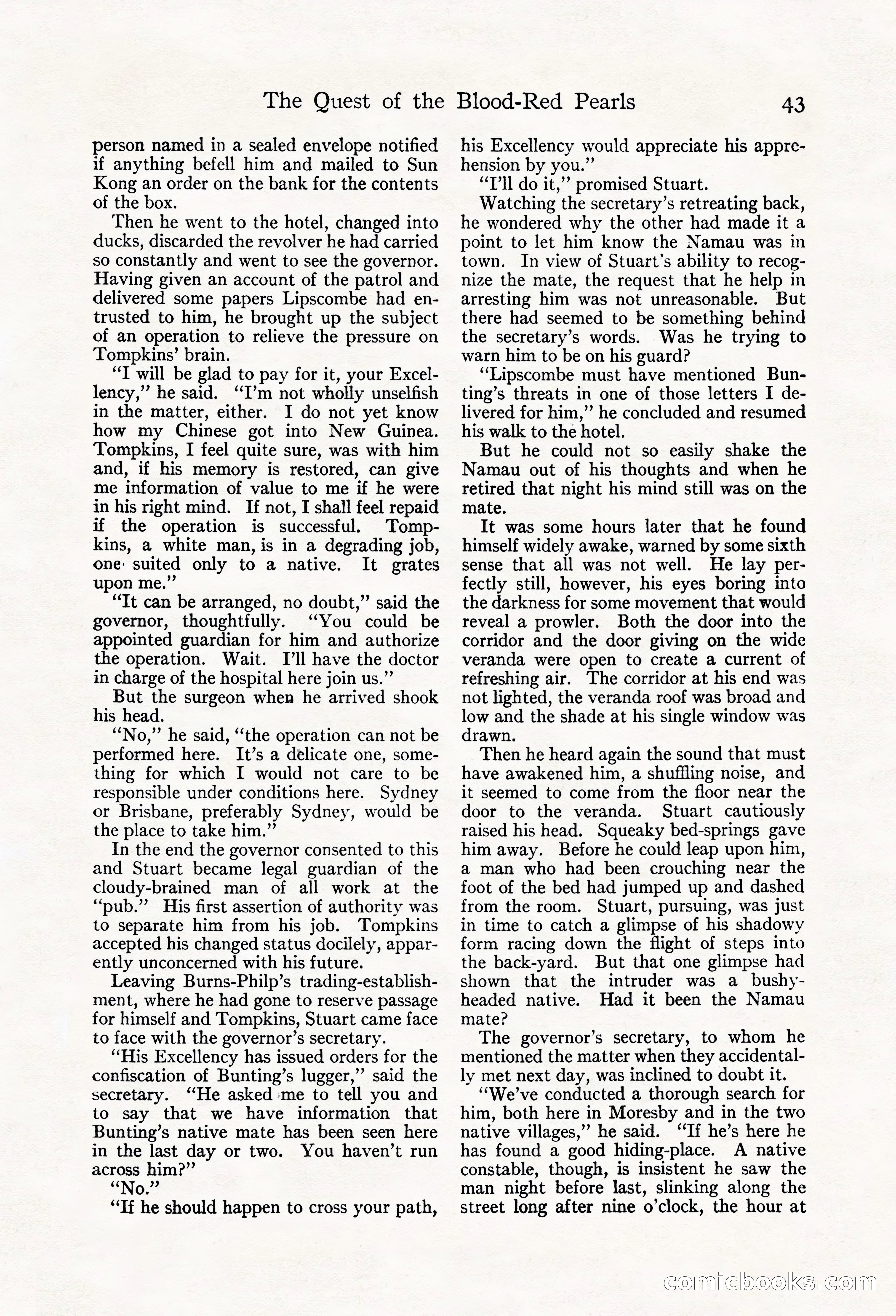 Adventure Magazine, May 20, 1923 — page 45 of 196