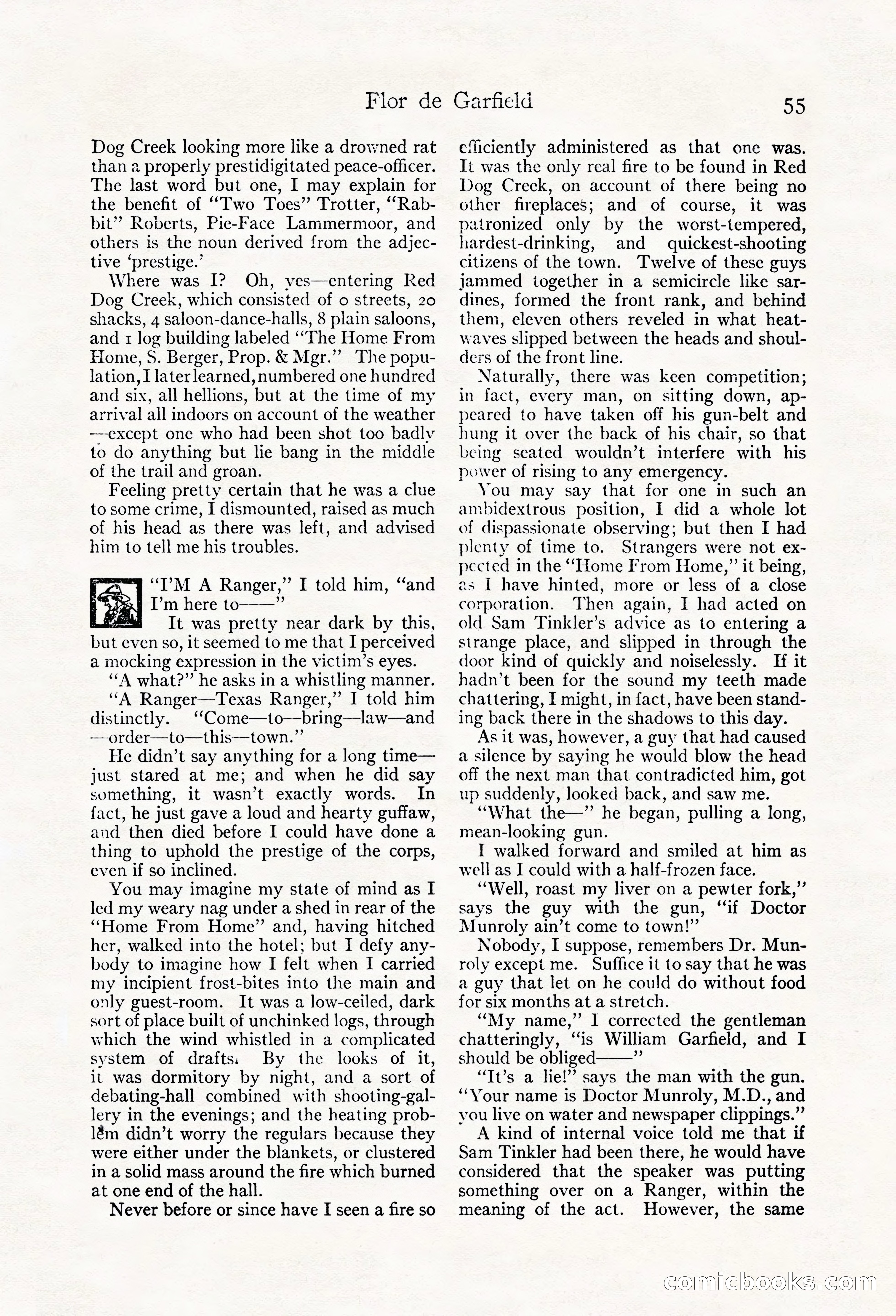 Adventure Magazine, May 20, 1923 — page 57 of 196