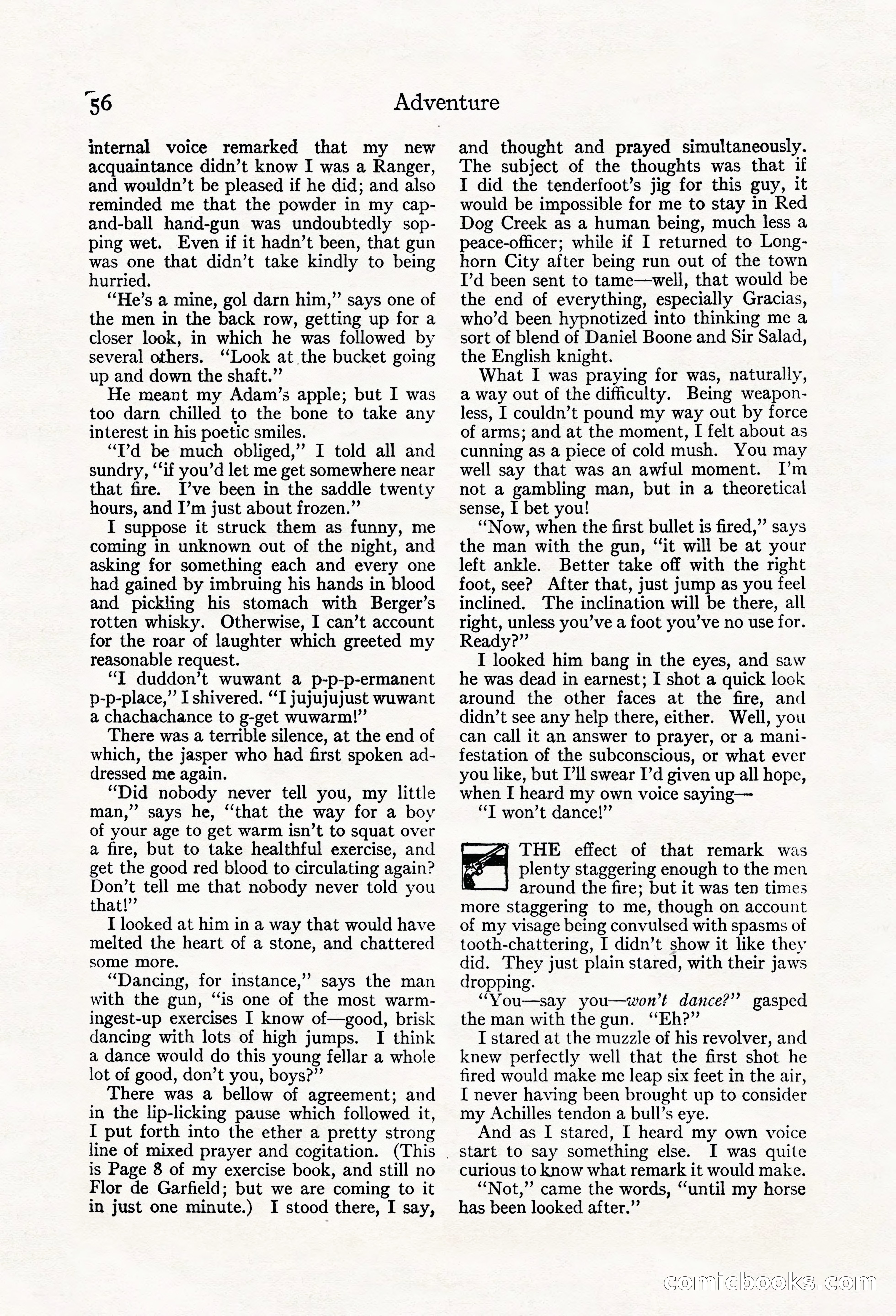 Adventure Magazine, May 20, 1923 — page 58 of 196