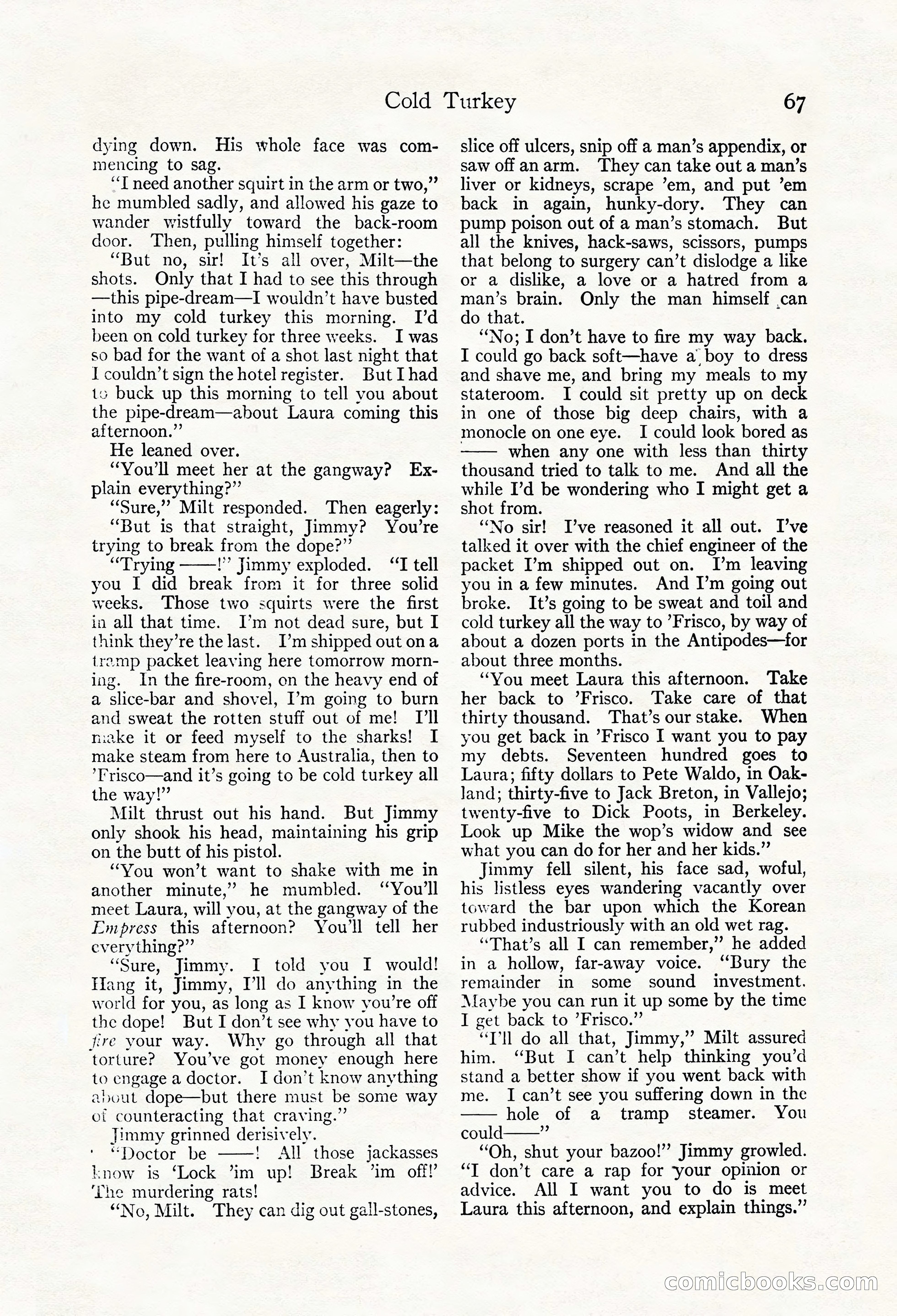 Adventure Magazine, May 20, 1923 — page 69 of 196