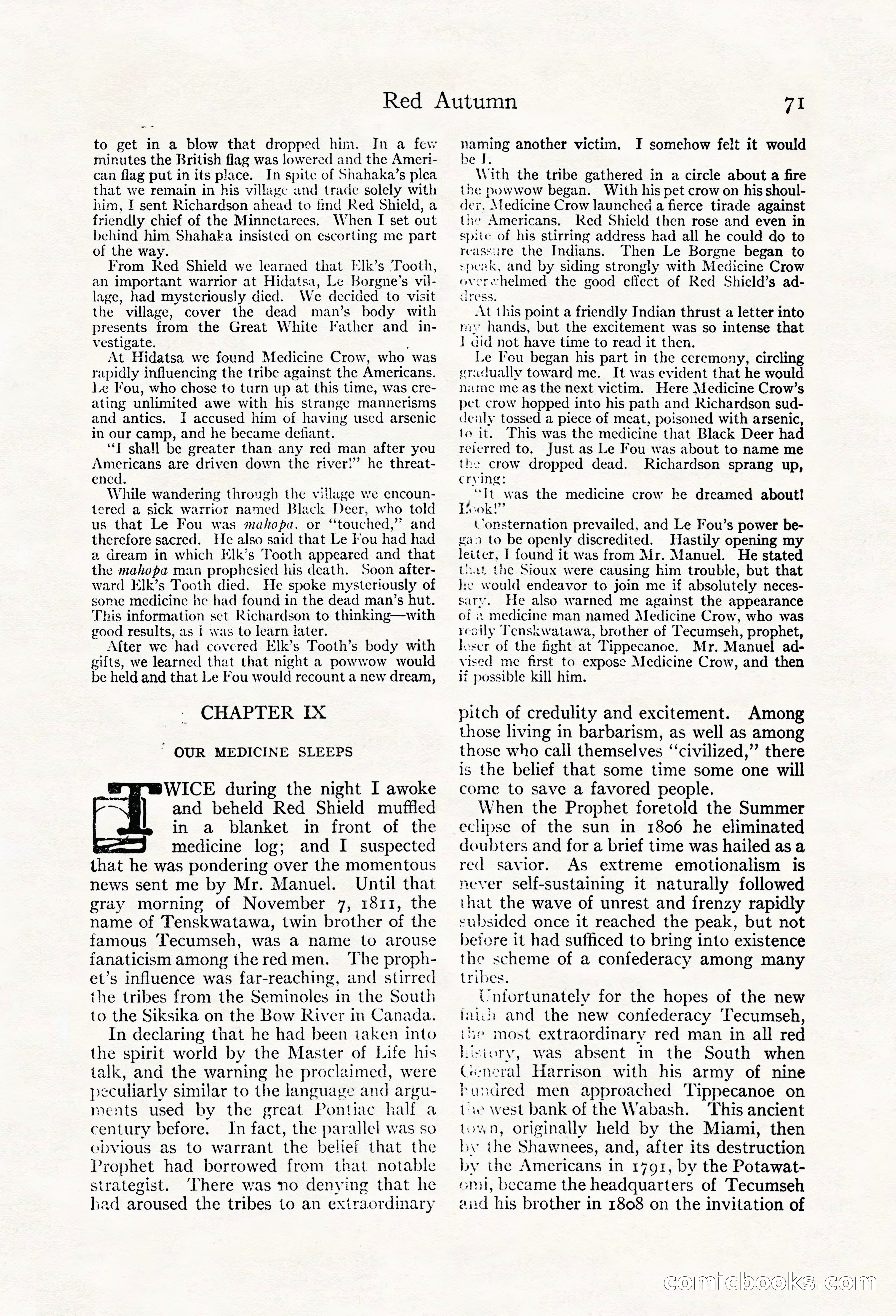Adventure Magazine, May 20, 1923 — page 73 of 196