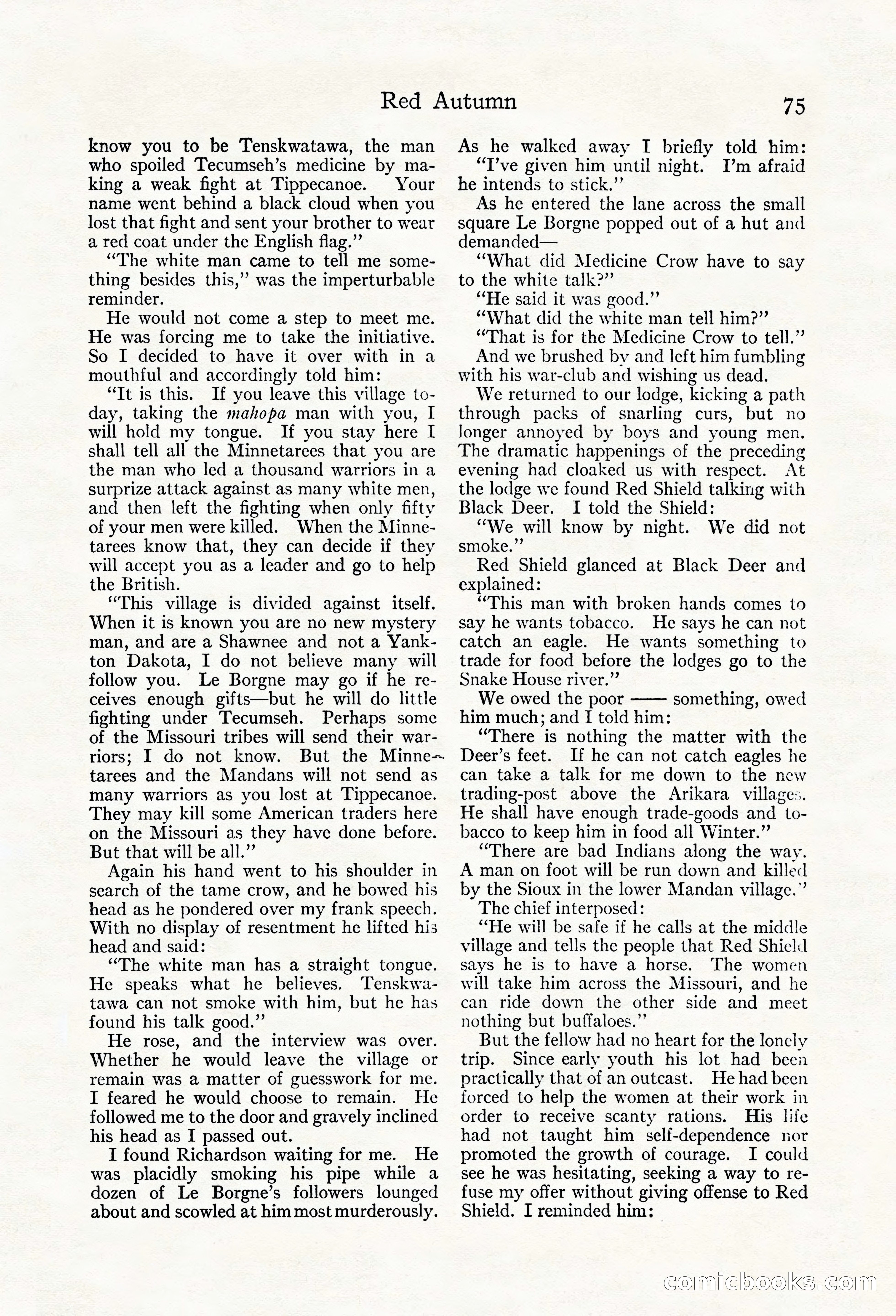 Adventure Magazine, May 20, 1923 — page 77 of 196