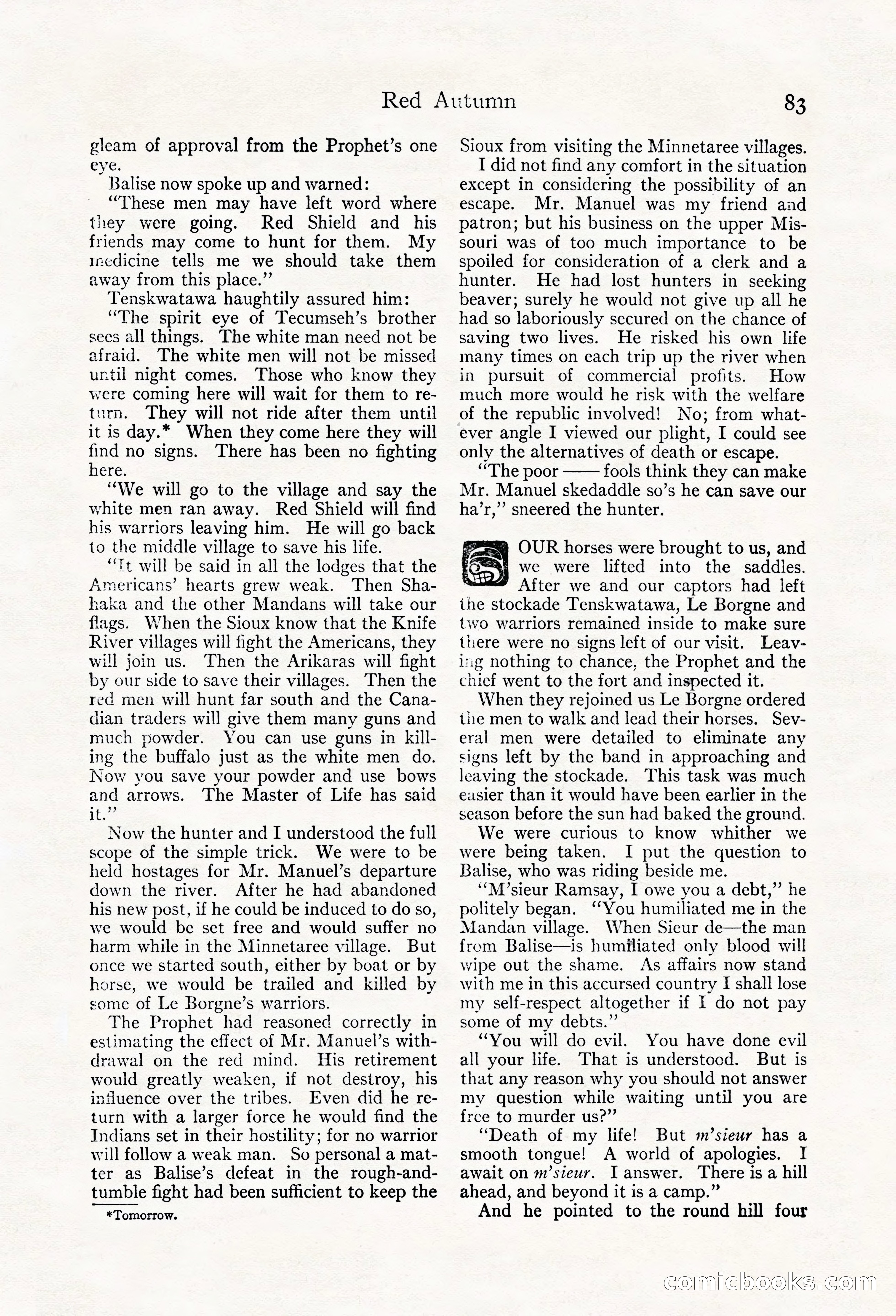 Adventure Magazine, May 20, 1923 — page 85 of 196