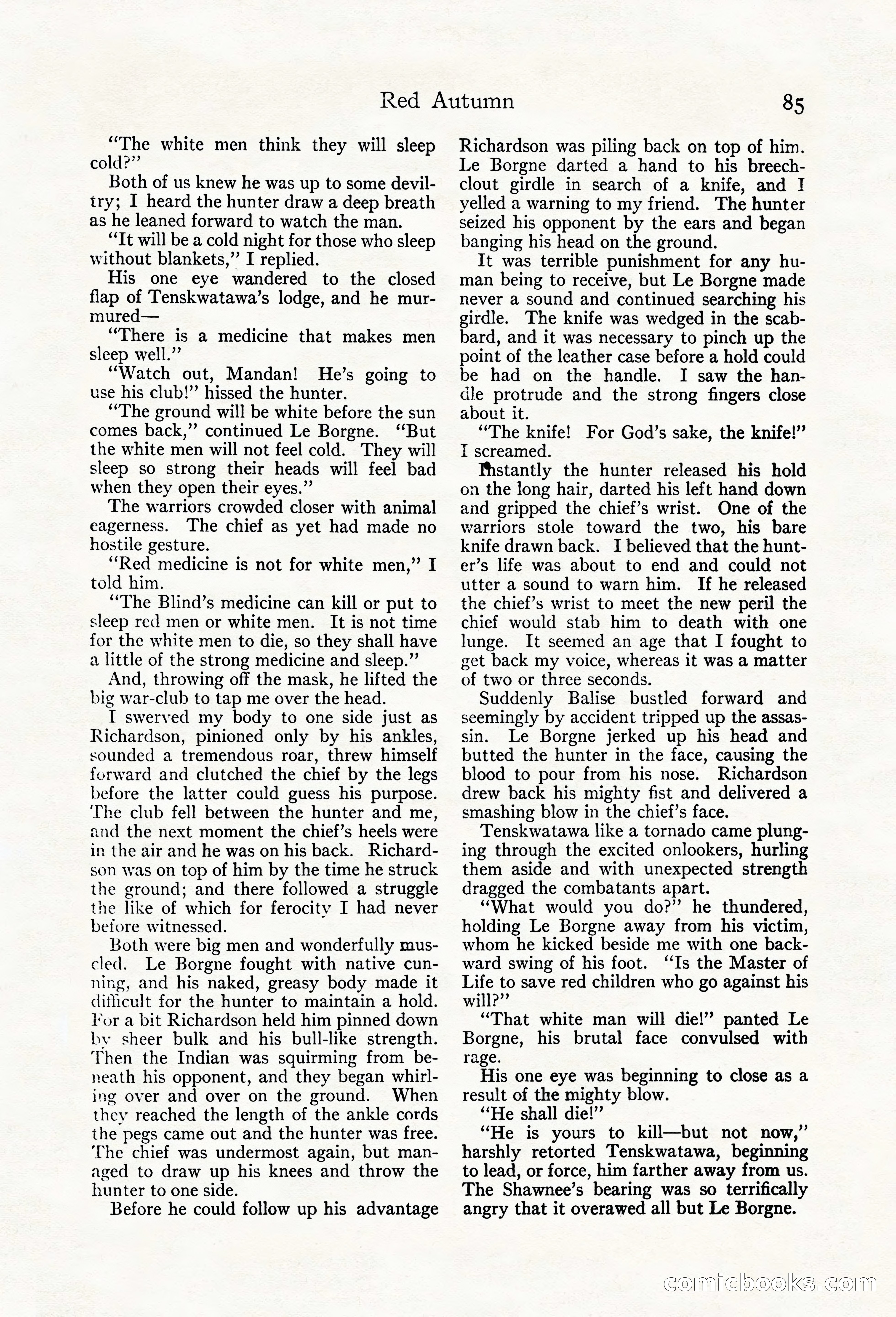 Adventure Magazine, May 20, 1923 — page 87 of 196