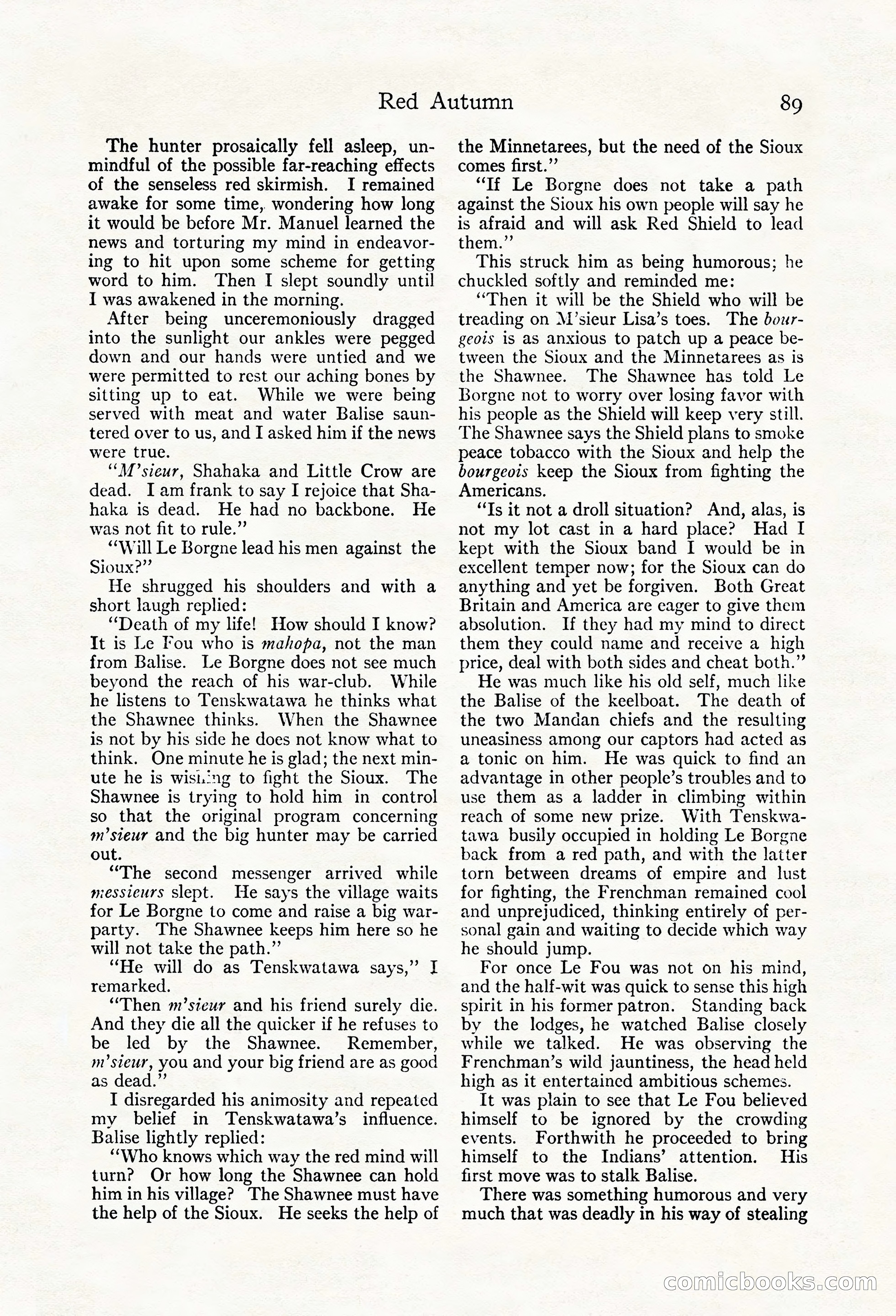 Adventure Magazine, May 20, 1923 — page 91 of 196
