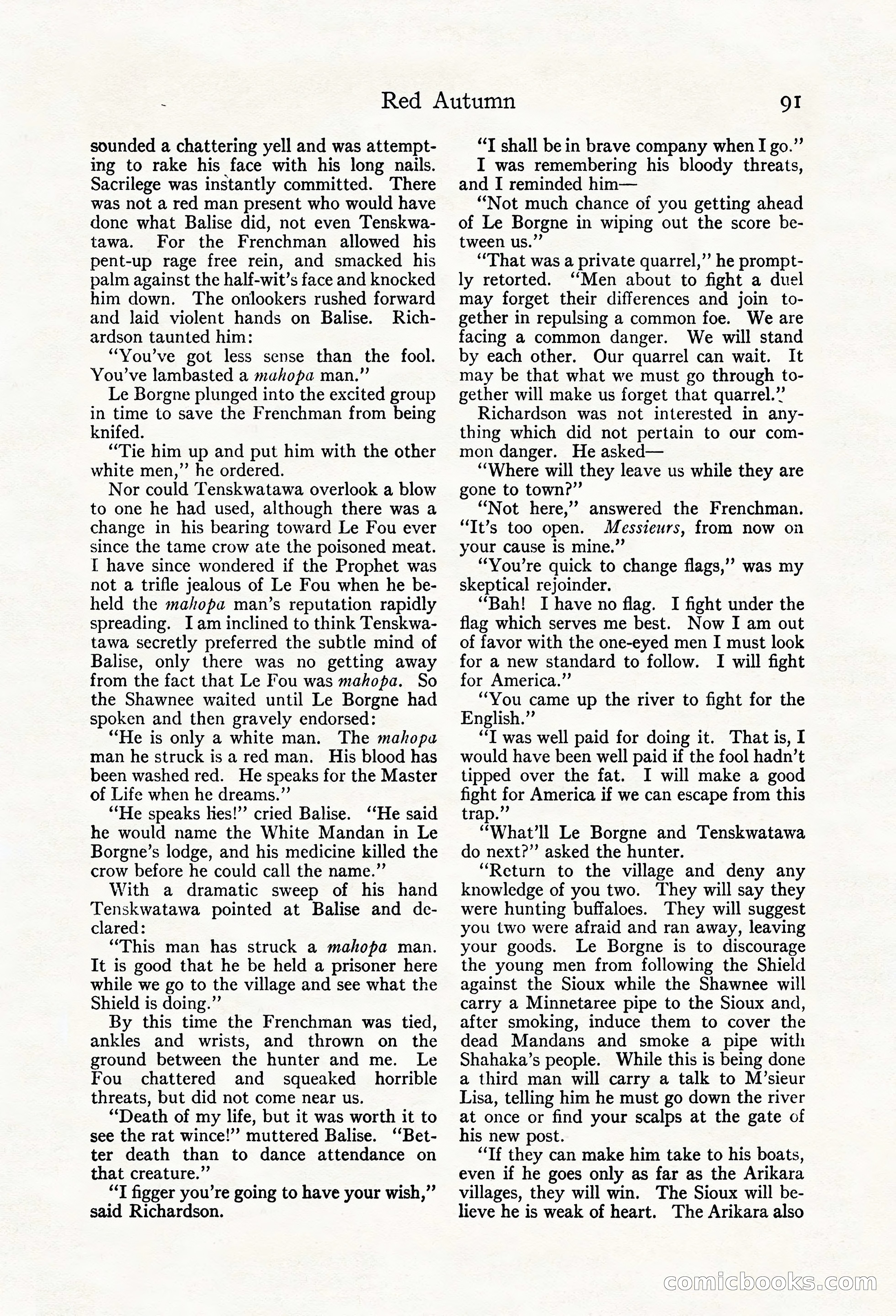 Adventure Magazine, May 20, 1923 — page 93 of 196