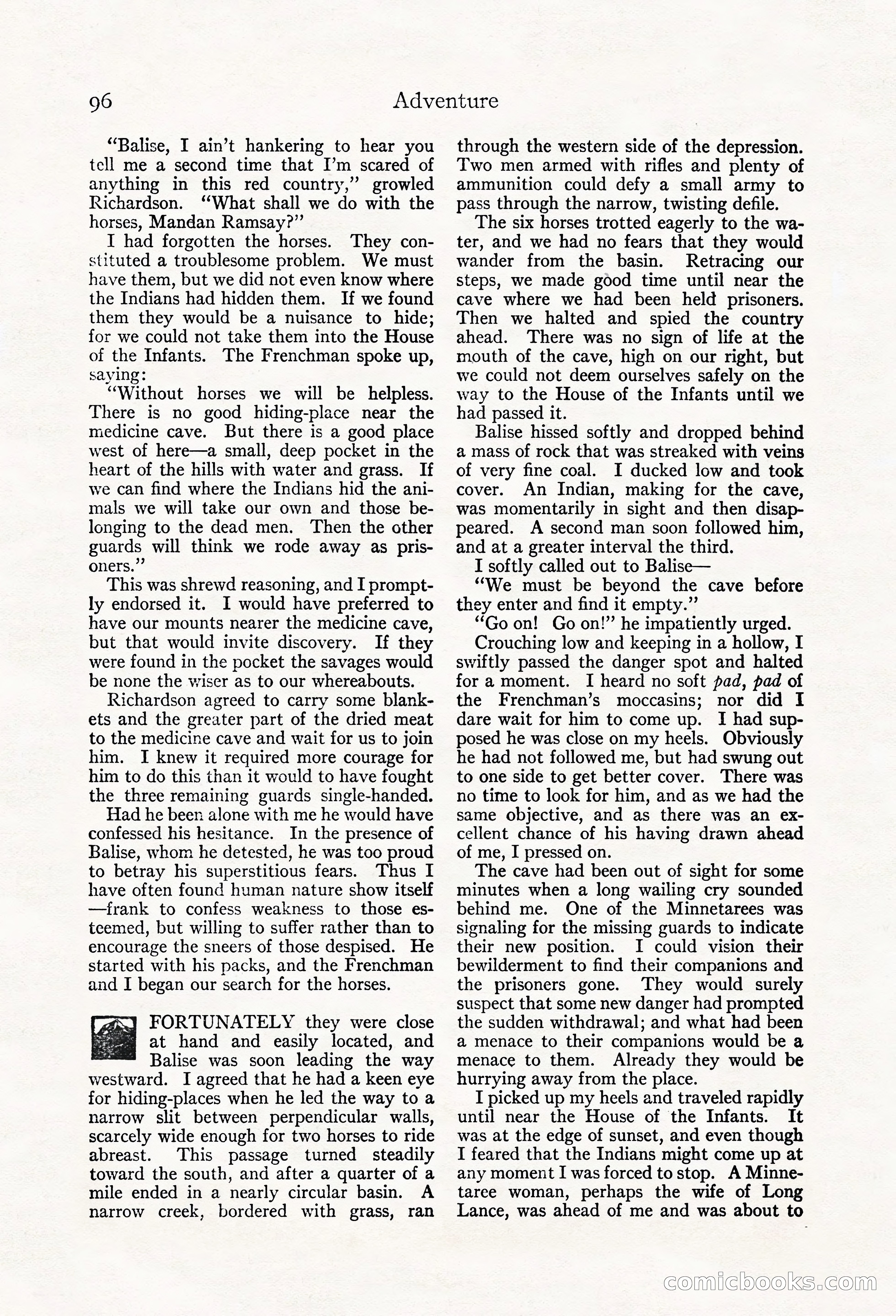 Adventure Magazine, May 20, 1923 — page 98 of 196