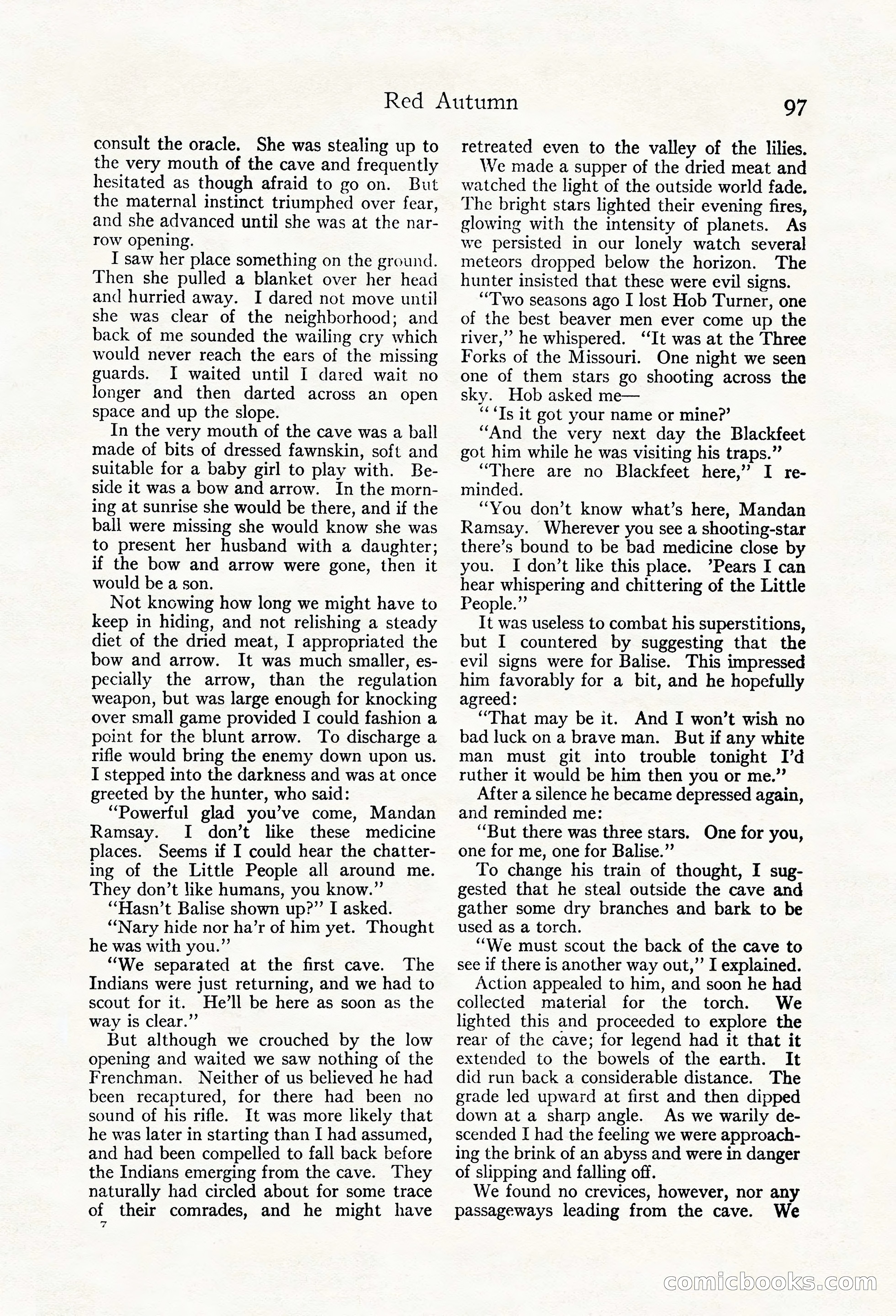 Adventure Magazine, May 20, 1923 — page 99 of 196