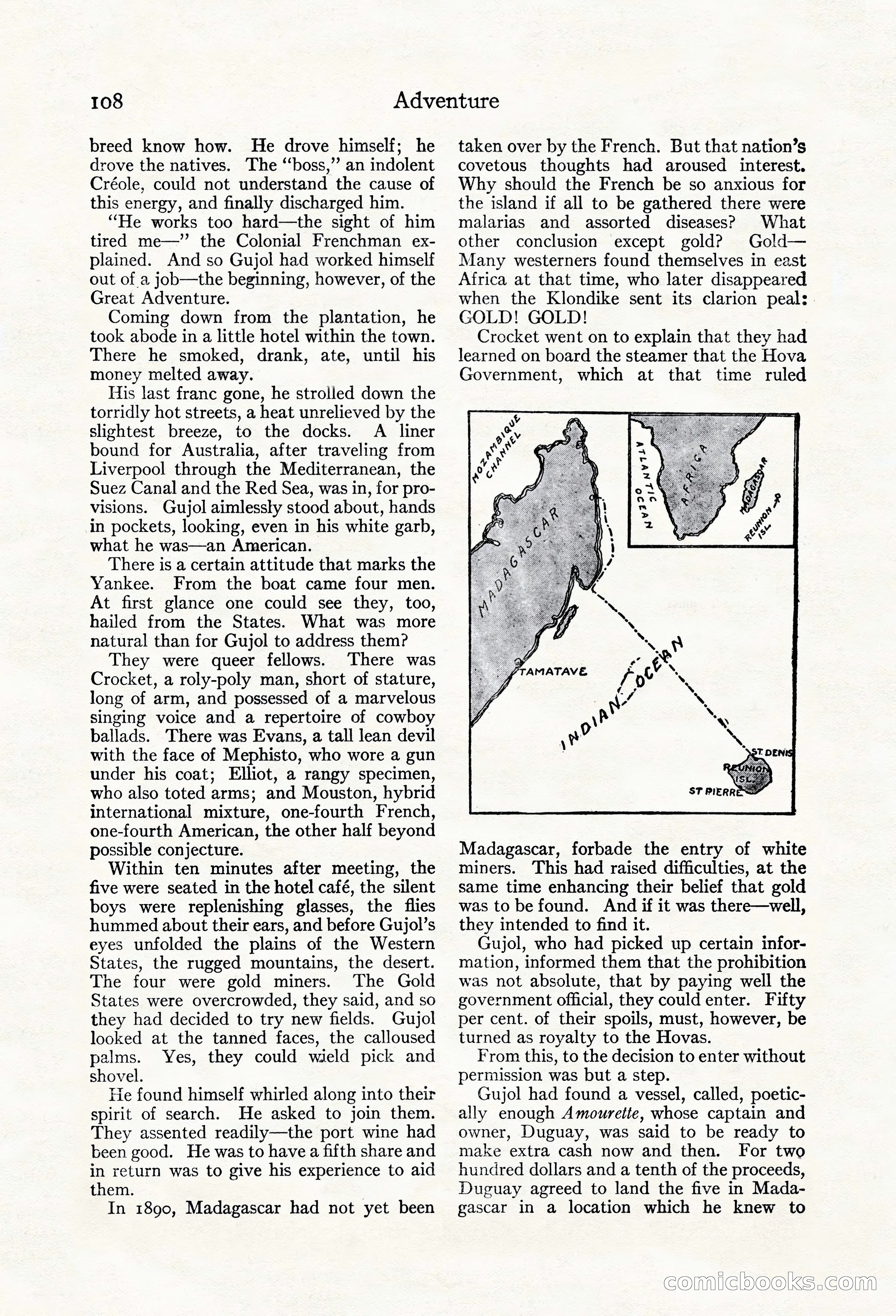 Adventure Magazine, May 20, 1923 — page 110 of 196