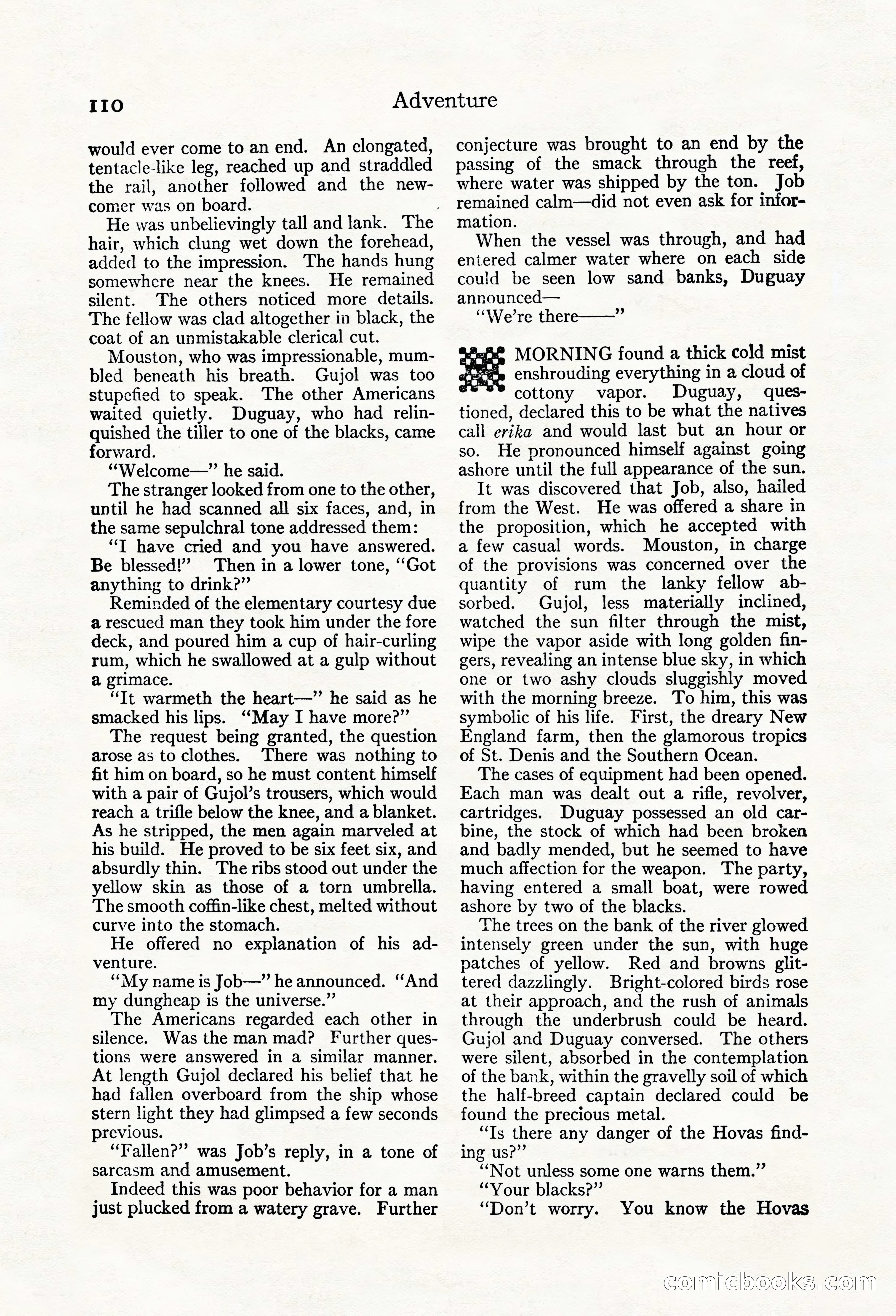 Adventure Magazine, May 20, 1923 — page 112 of 196
